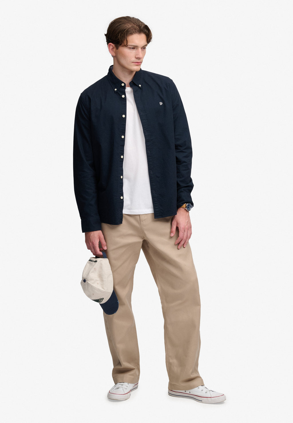 Preppy Oxford Long Sleeve Shirt
