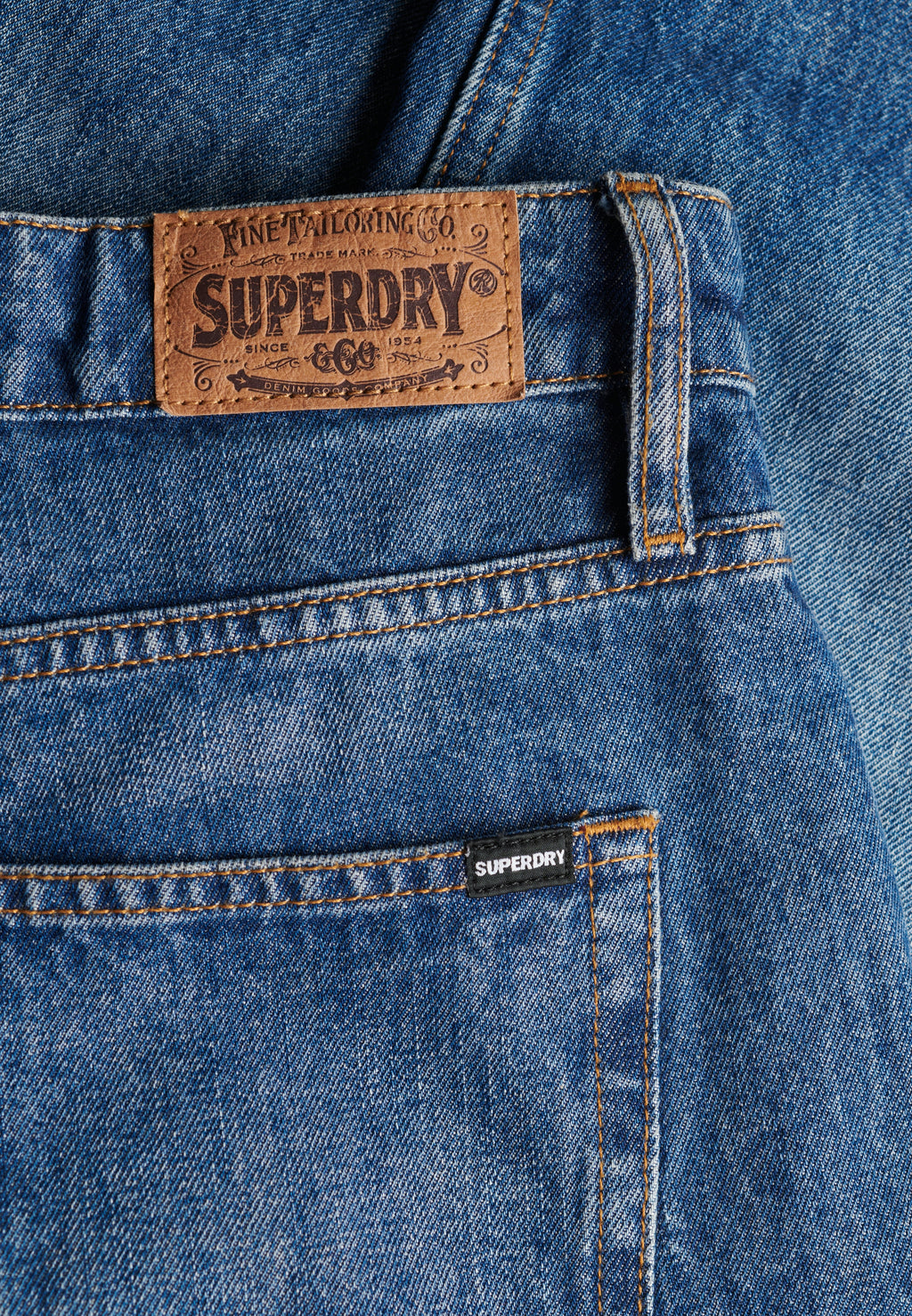 Organic Cotton Mid Rise Straight Jeans