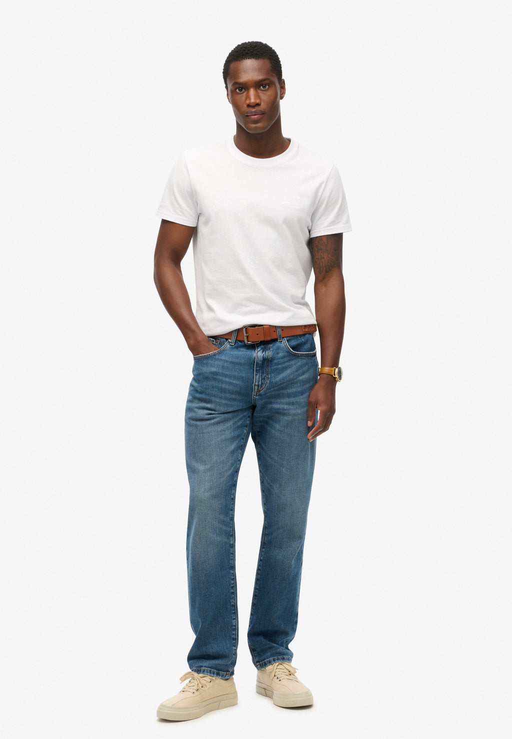 Organic Cotton Vintage Slim Straight Jeans