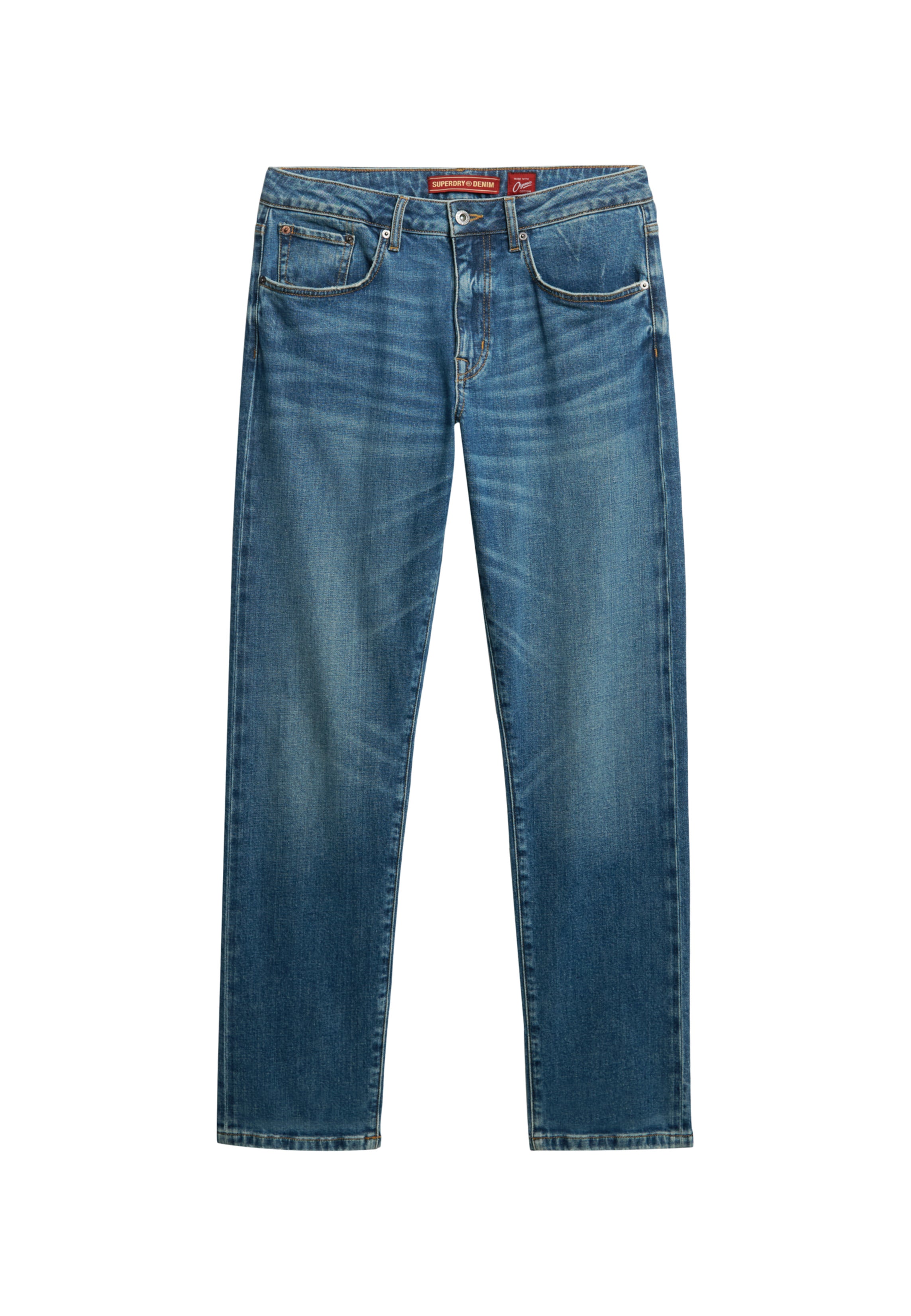Organic Cotton Vintage Slim Straight Jeans