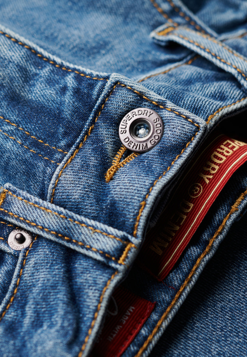 Organic Cotton Vintage Slim Straight Jeans