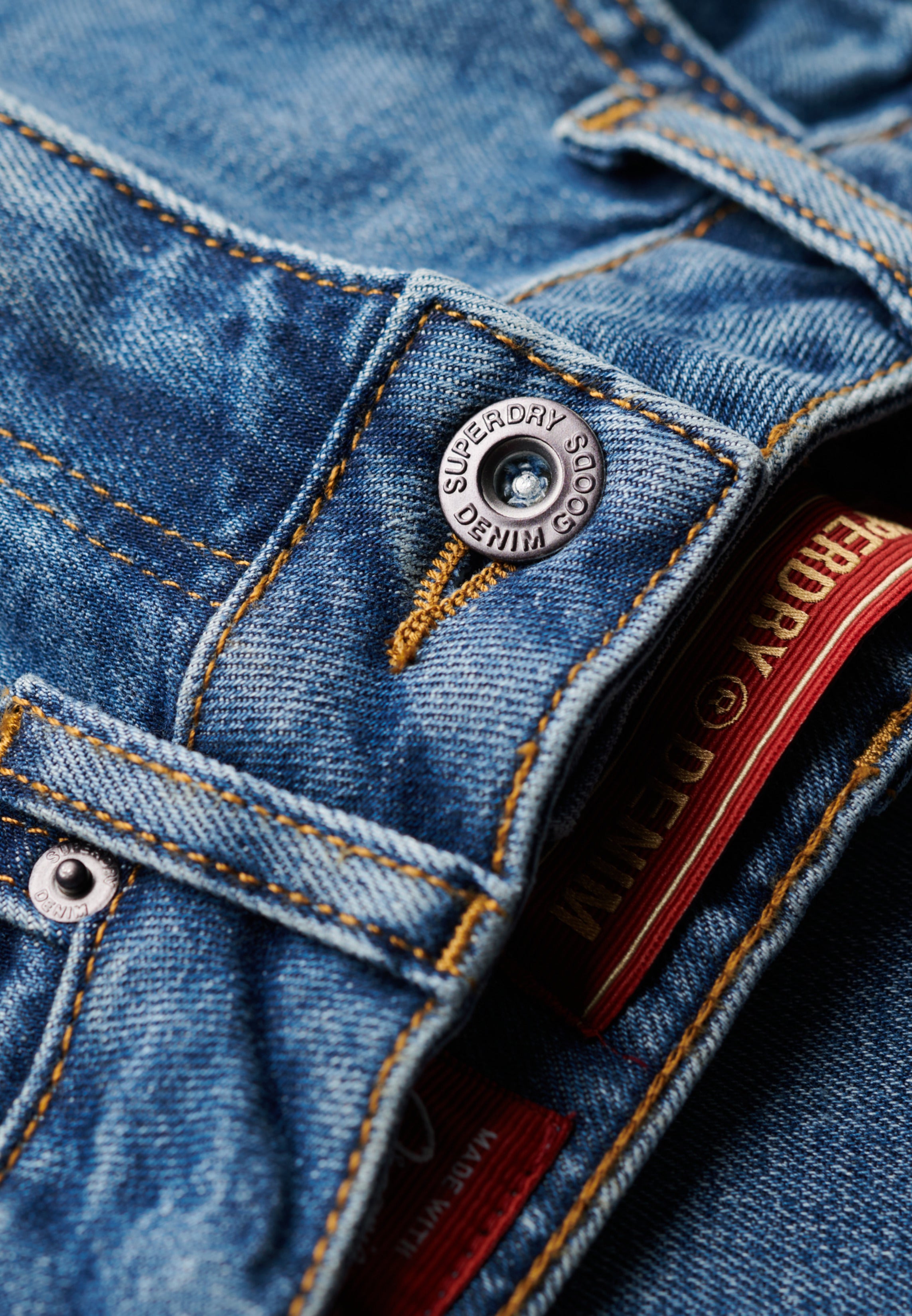 Organic Cotton Vintage Slim Straight Jeans