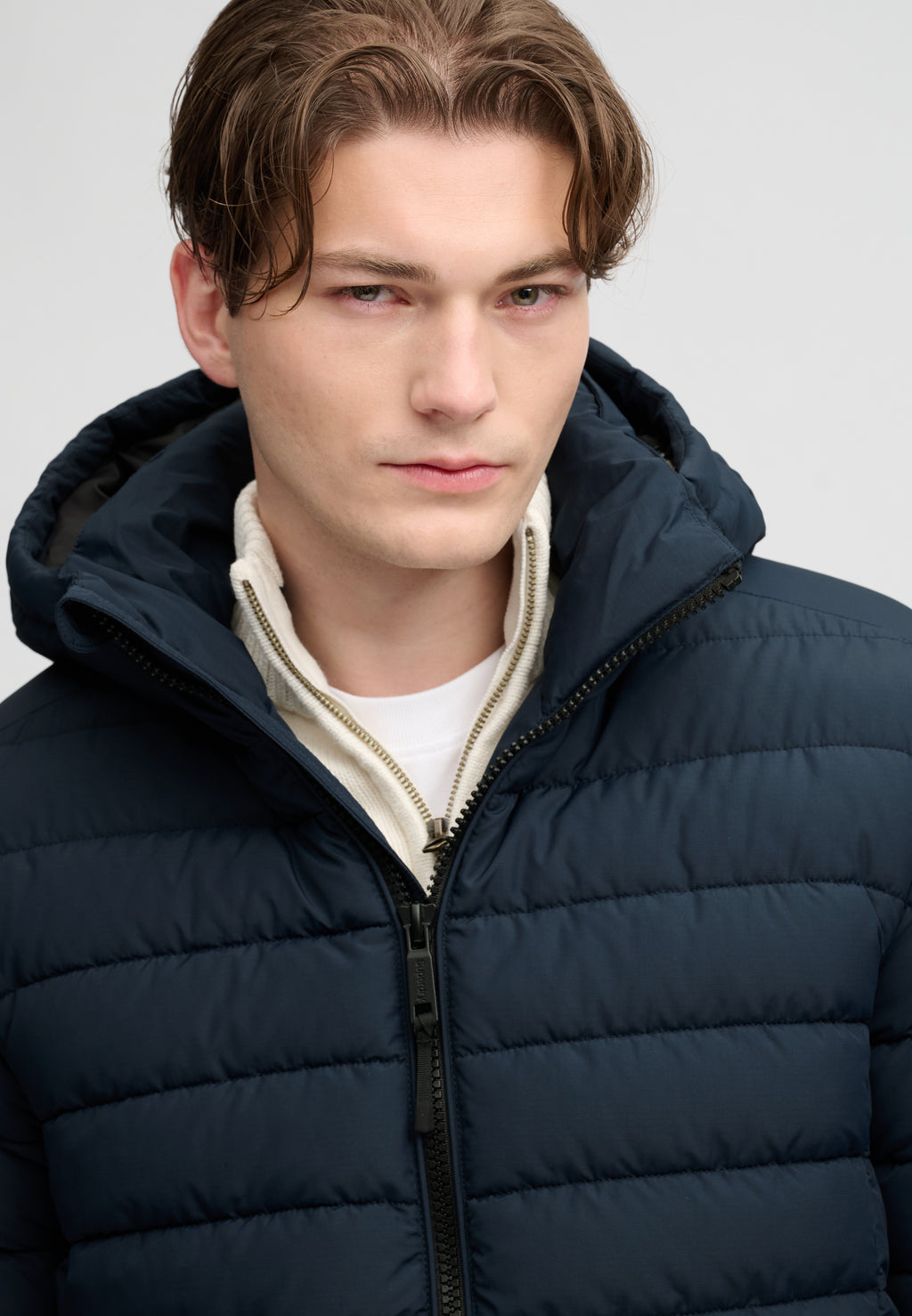 Hooded Fuji Midweight Padded Jacket