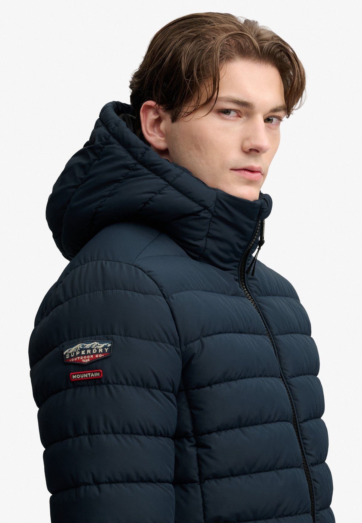 Hooded Fuji Midweight Padded Jacket