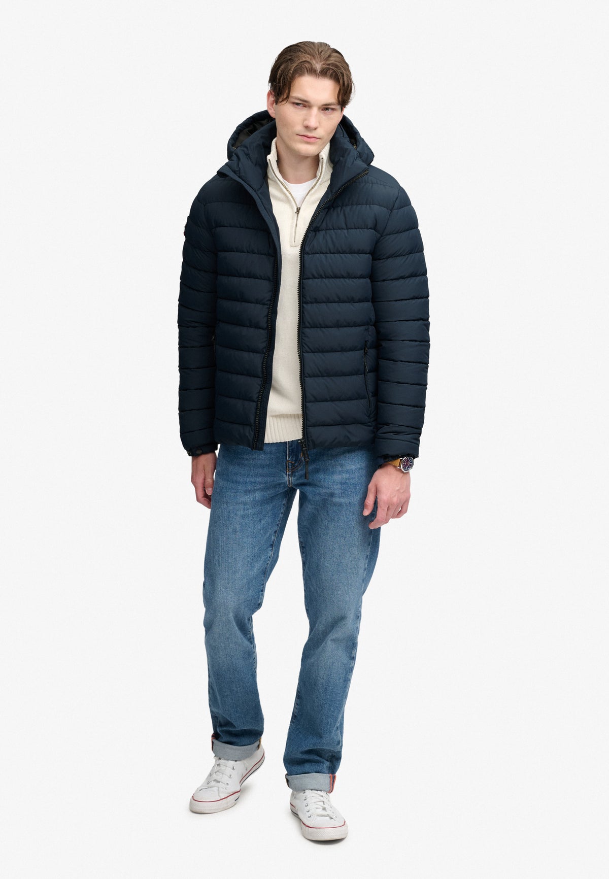 Hooded Fuji Midweight Padded Jacket