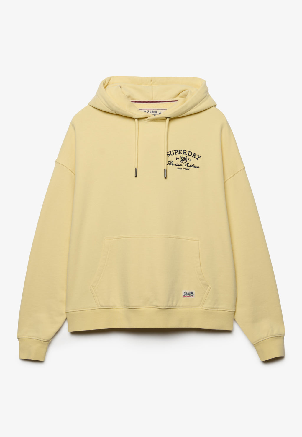 Luxe Casual Embroidered Relaxed Hoodie
