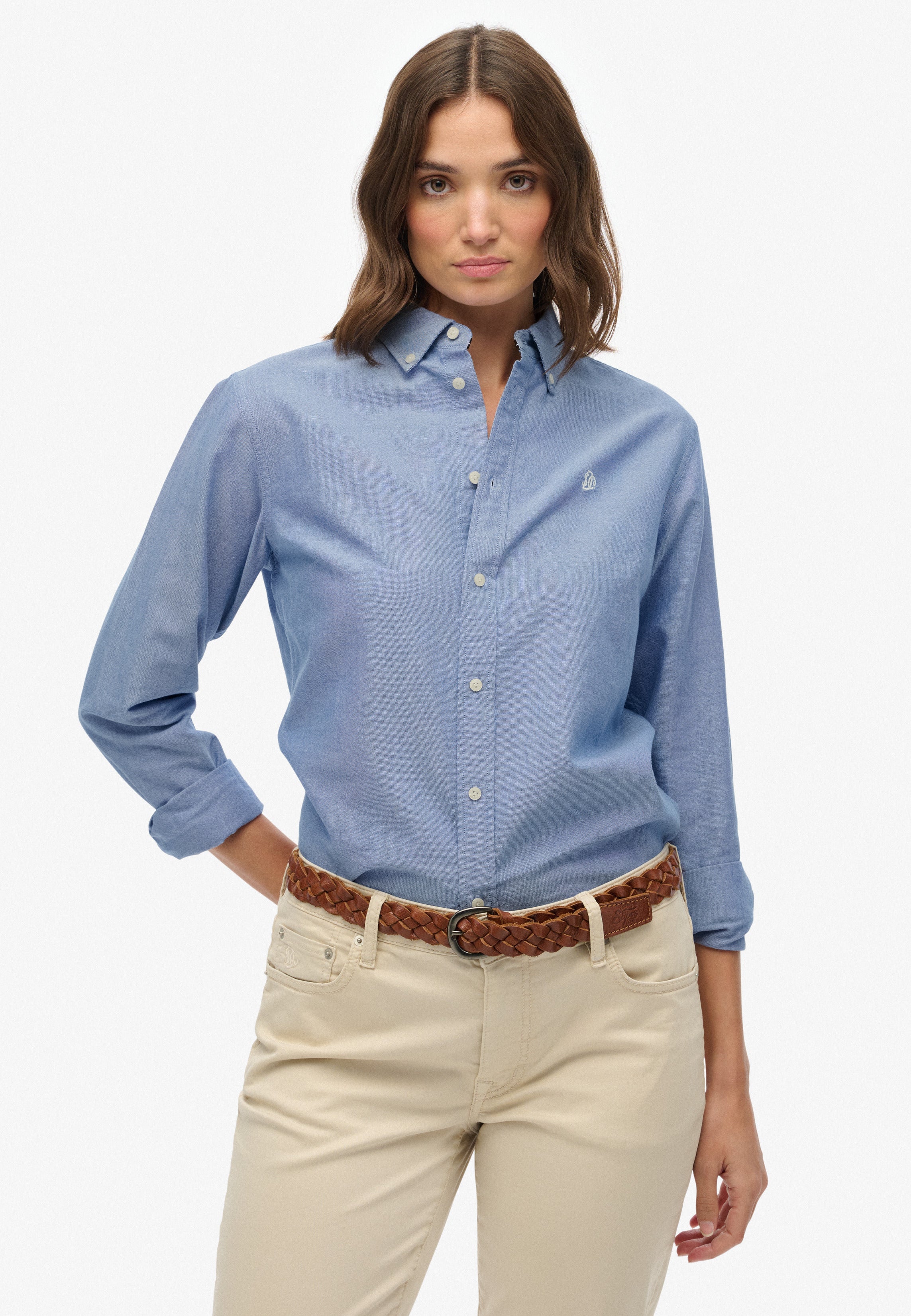 Slim Oxford Button Down Long Sleeve Shirt