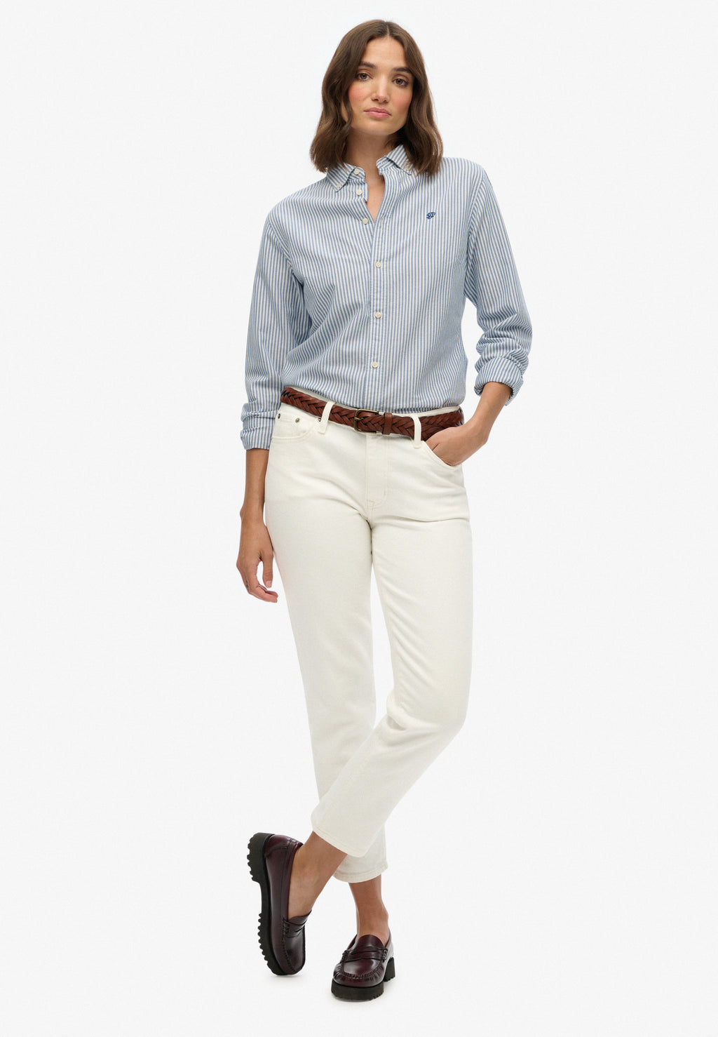 Slim Oxford Button Down Long Sleeve Shirt