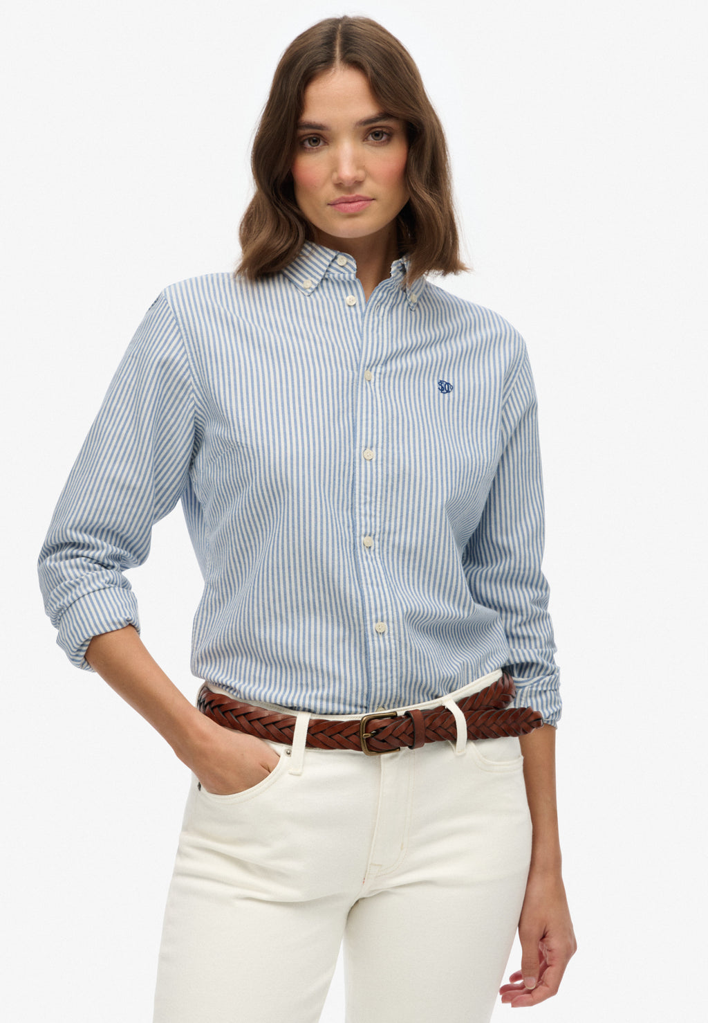 Slim Oxford Button Down Long Sleeve Shirt