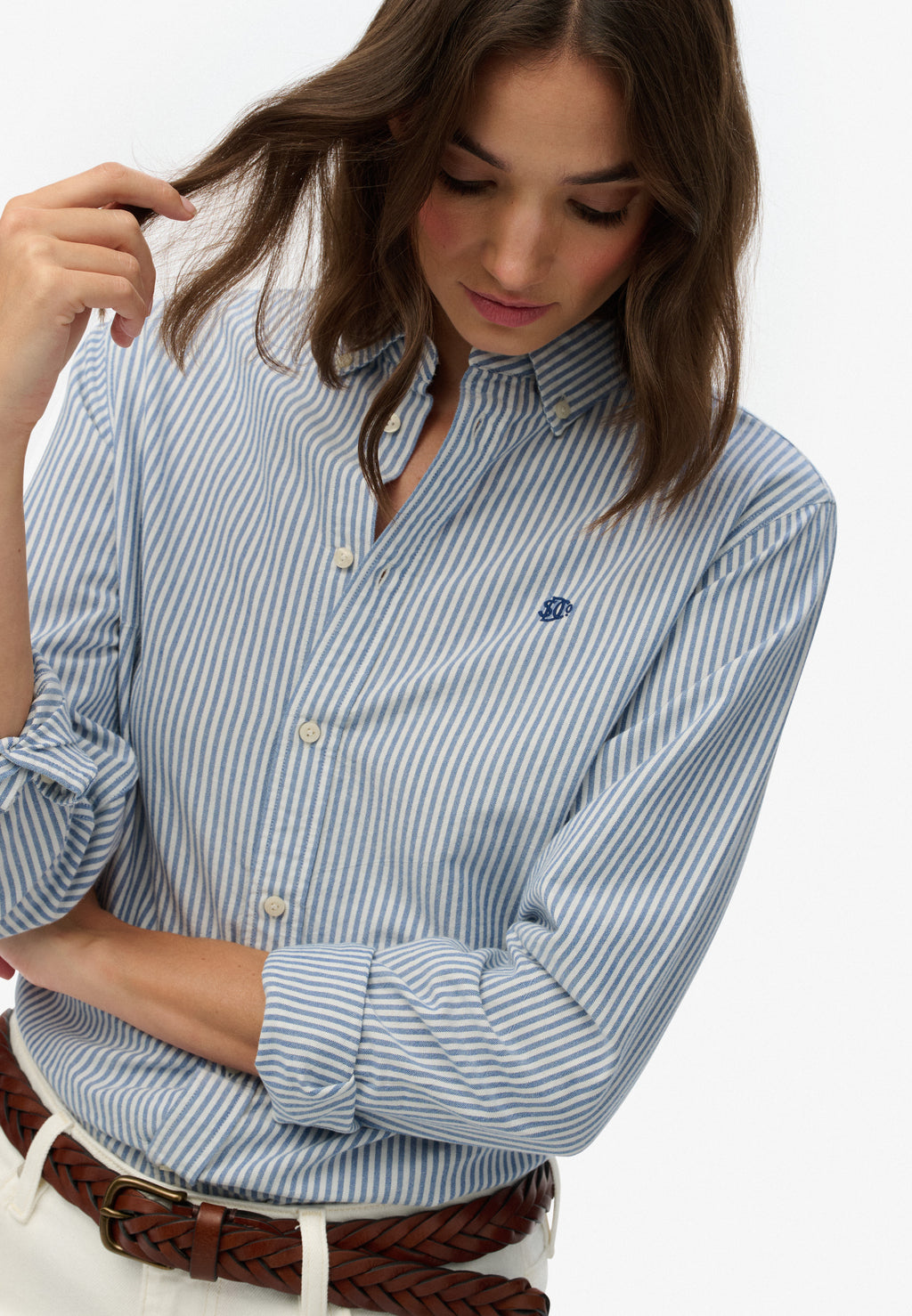Slim Oxford Button Down Long Sleeve Shirt