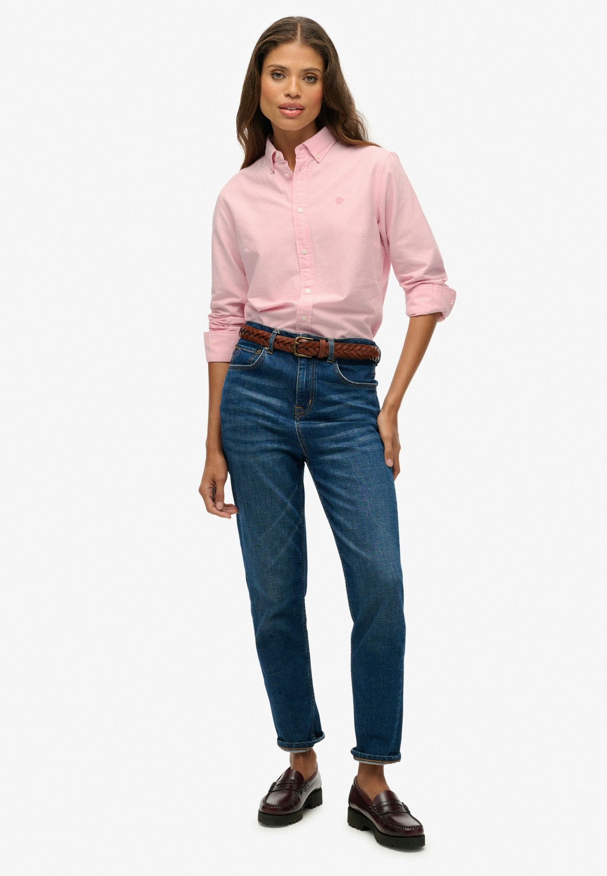 Slim Oxford Button Down Long Sleeve Shirt