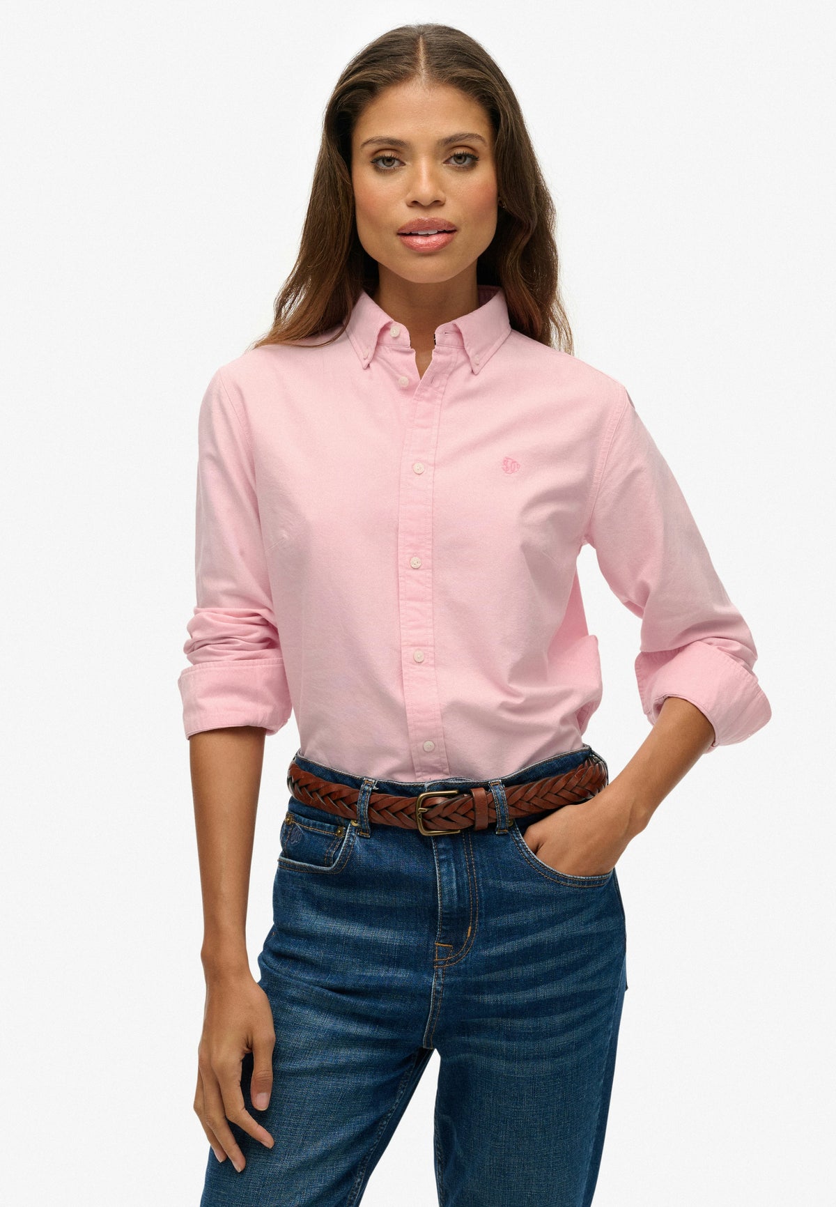 Slim Oxford Button Down Long Sleeve Shirt