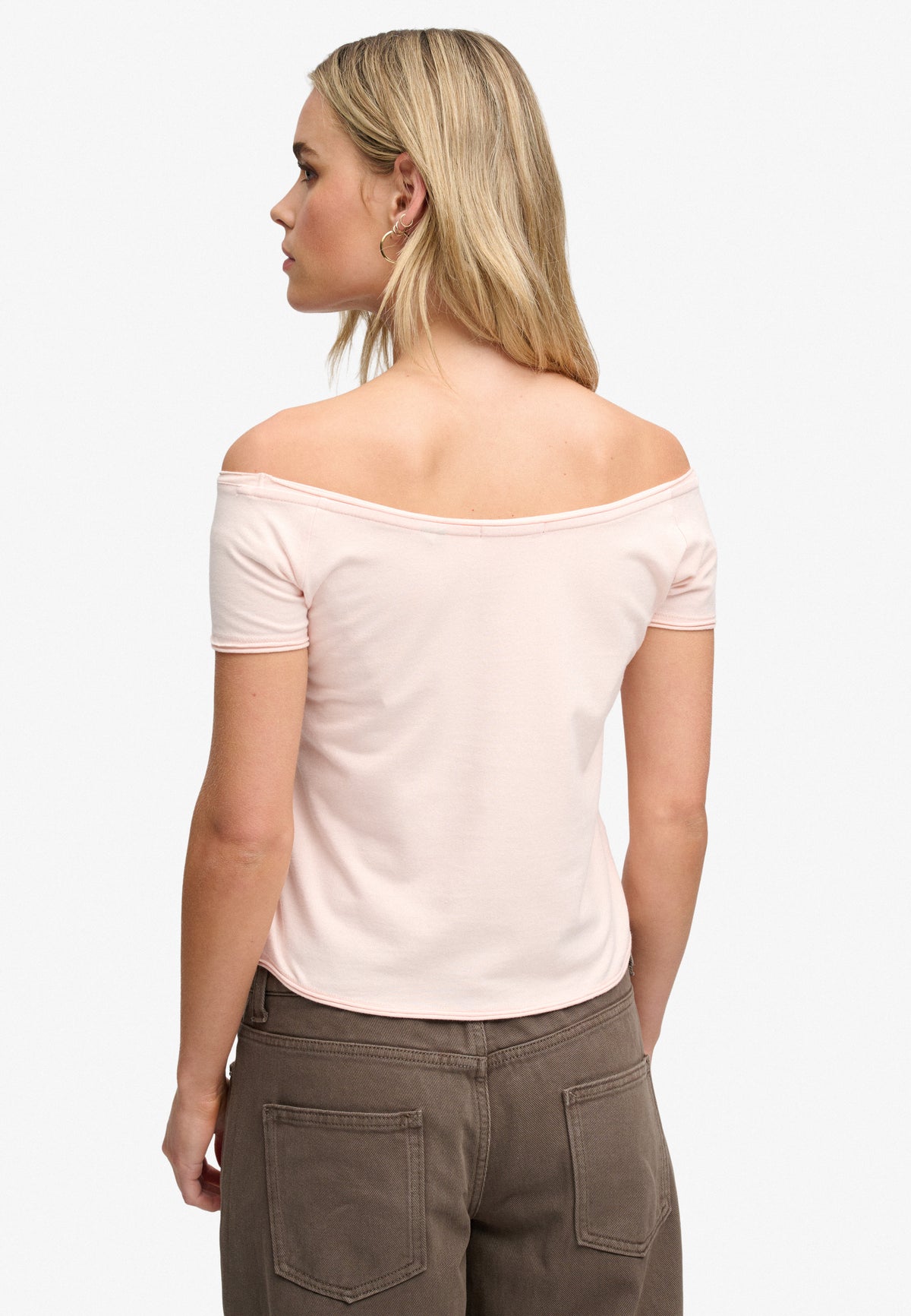 Bardot Short Sleeve Off Shoulder Top