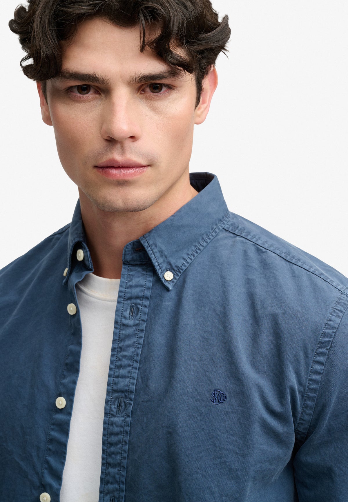 Garment Dyed Long Sleeve Shirt