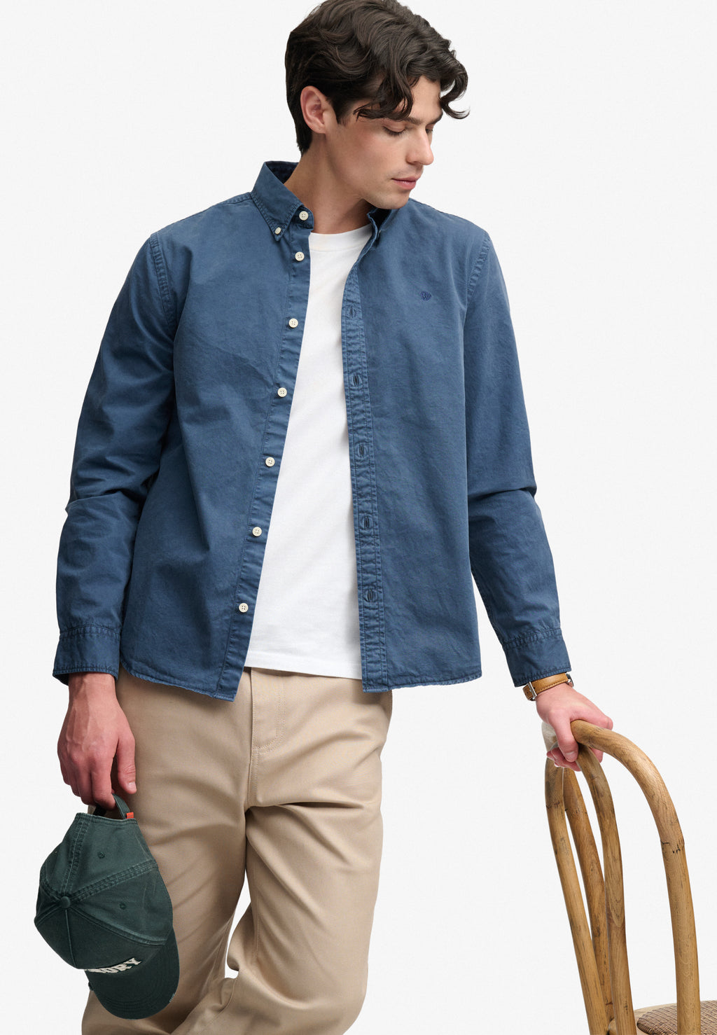 Garment Dyed Long Sleeve Shirt