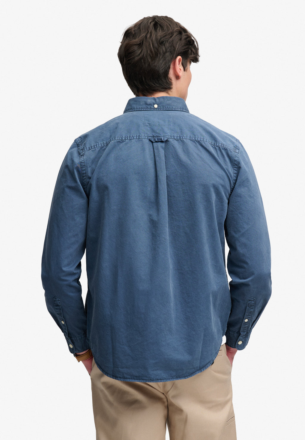 Garment Dyed Long Sleeve Shirt