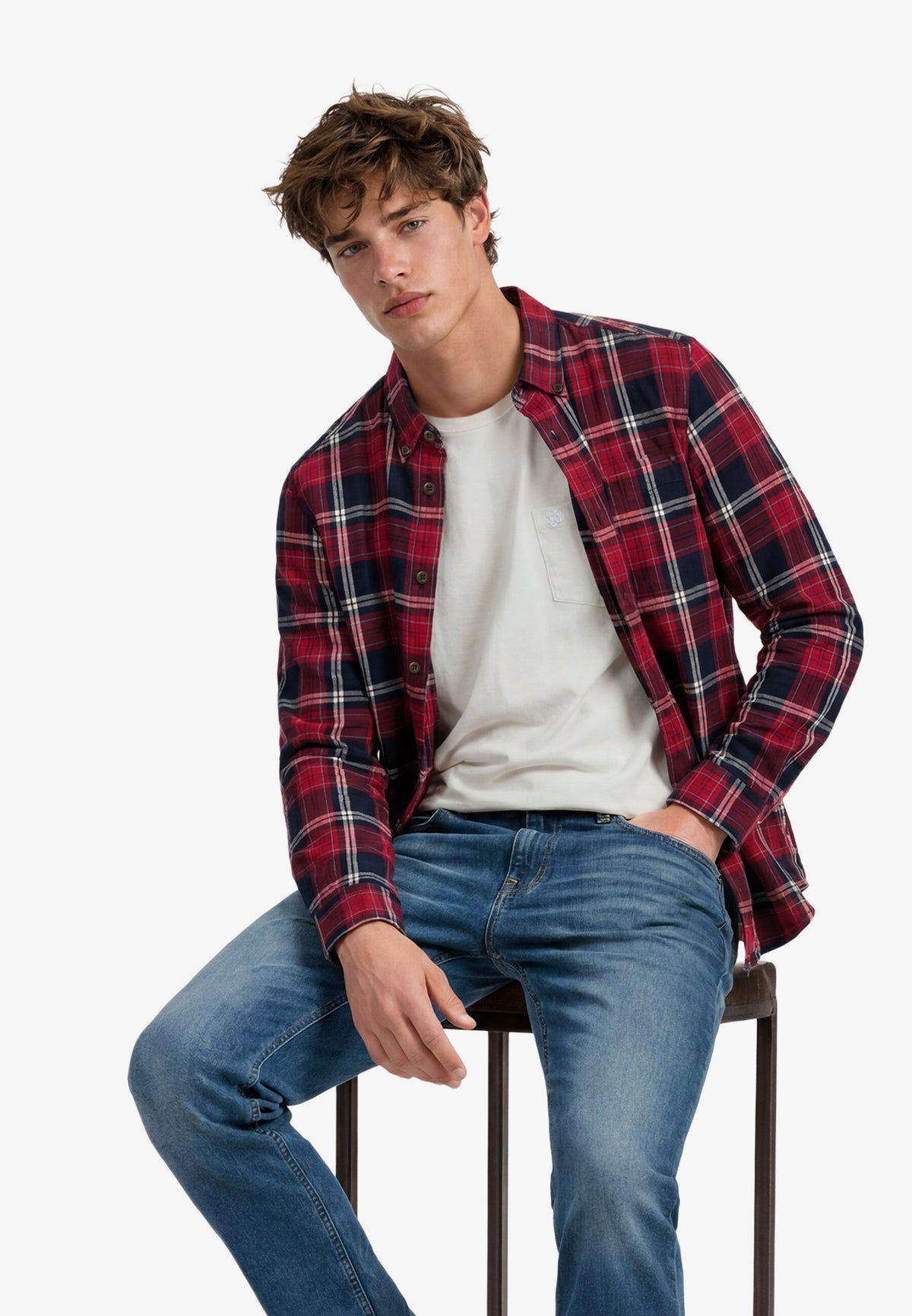 Long Sleeve Cotton Lumberjack Shirt