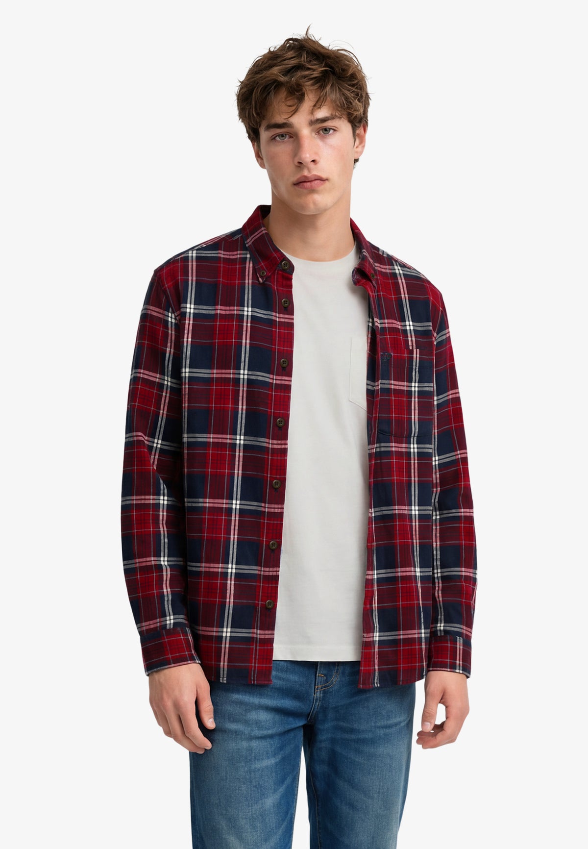 Long Sleeve Cotton Lumberjack Shirt