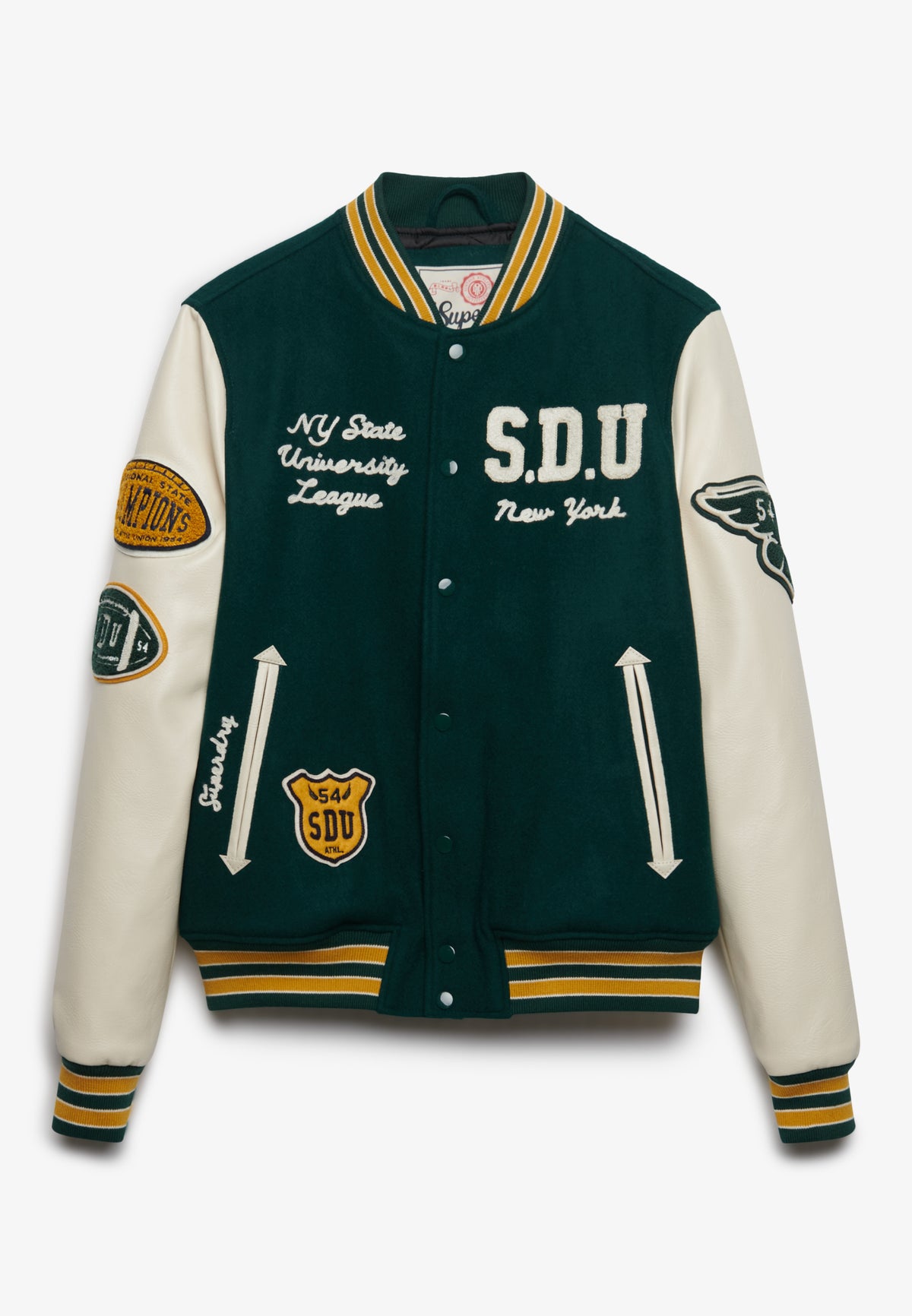 Vintage Patched Varsity Jacket