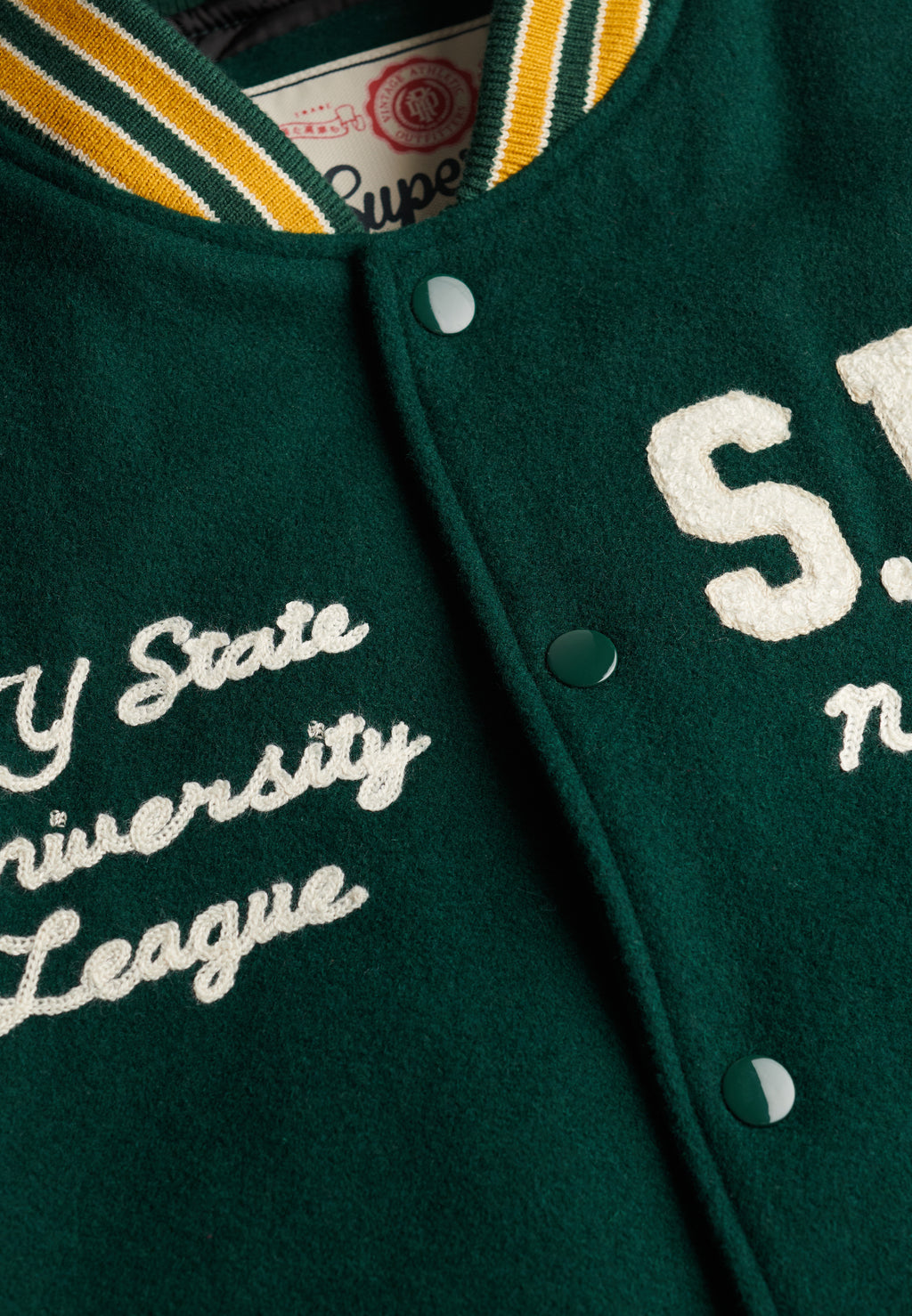 Vintage Patched Varsity Jacket