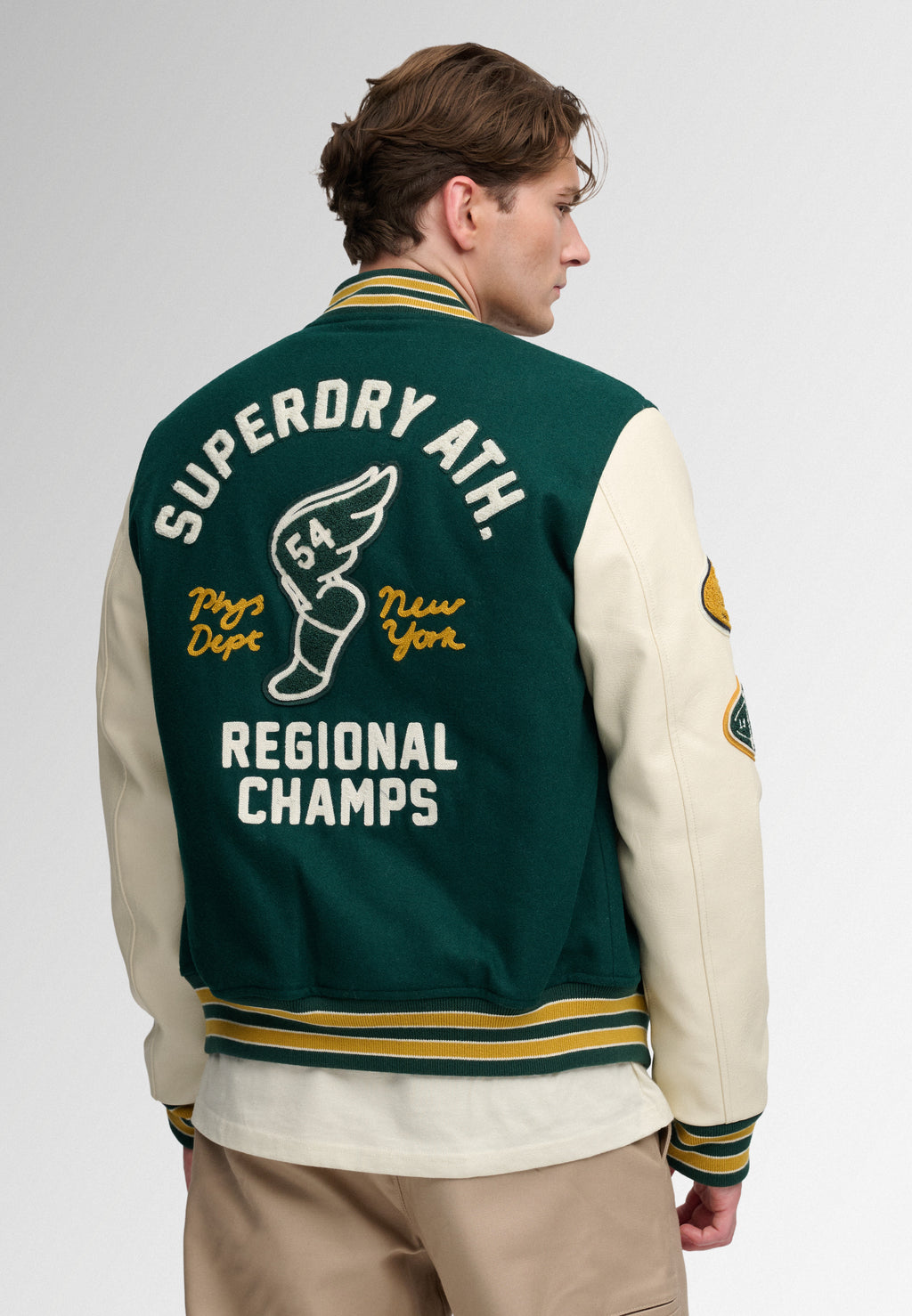 Vintage Patched Varsity Jacket