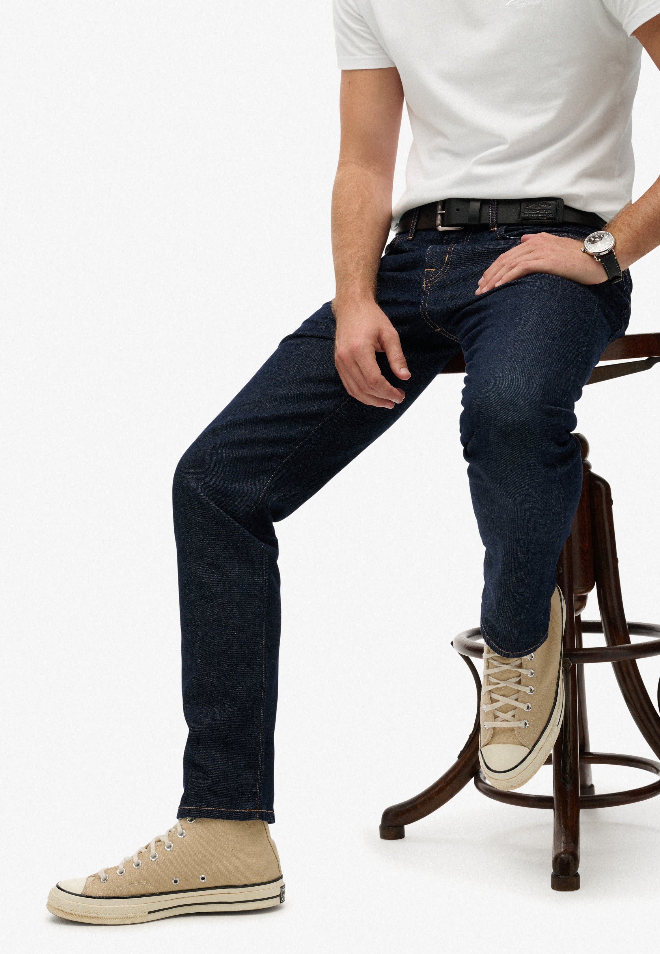 Organic Cotton Vintage Slim Straight Jeans