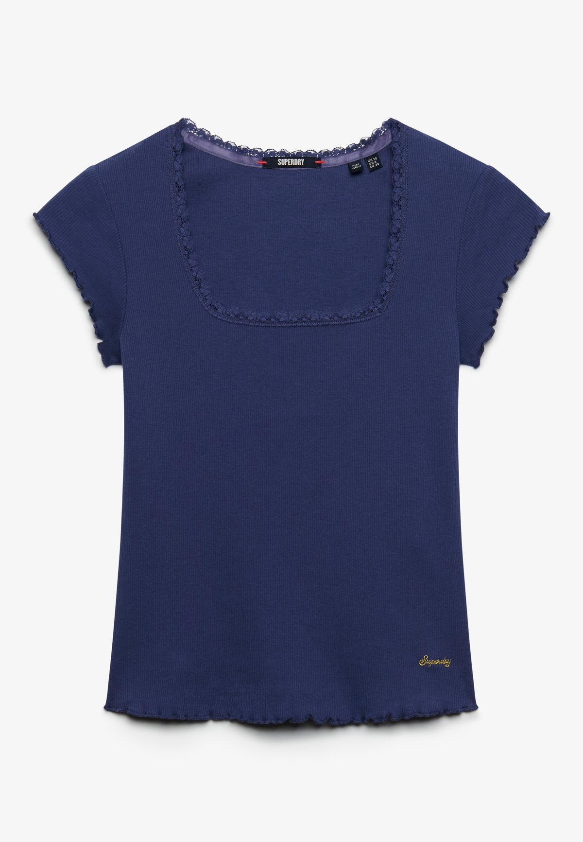 Essential Square Neck Short Sleeve T-Shirt