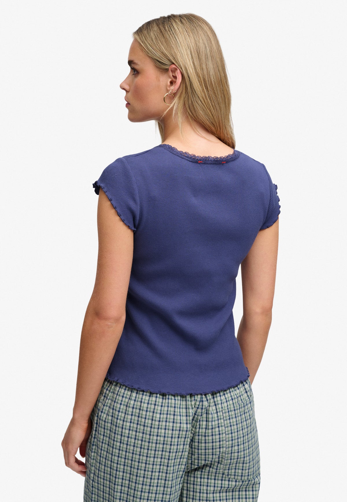Essential Square Neck Short Sleeve T-Shirt