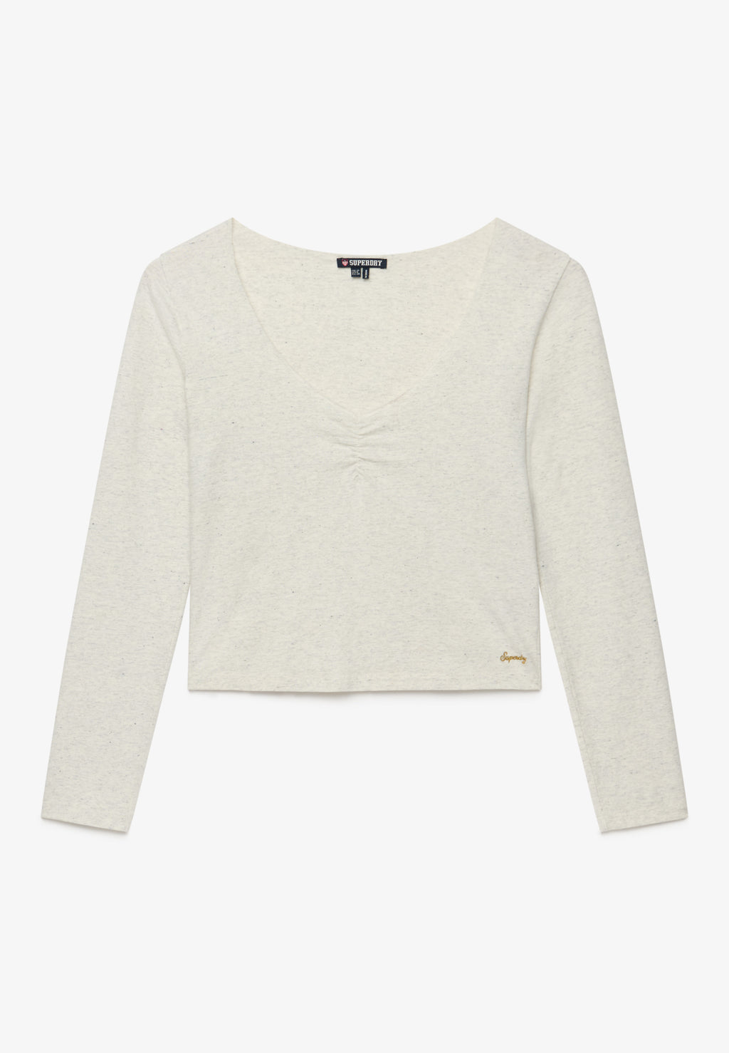 Athletic Essential Gathered Long Sleeve Top