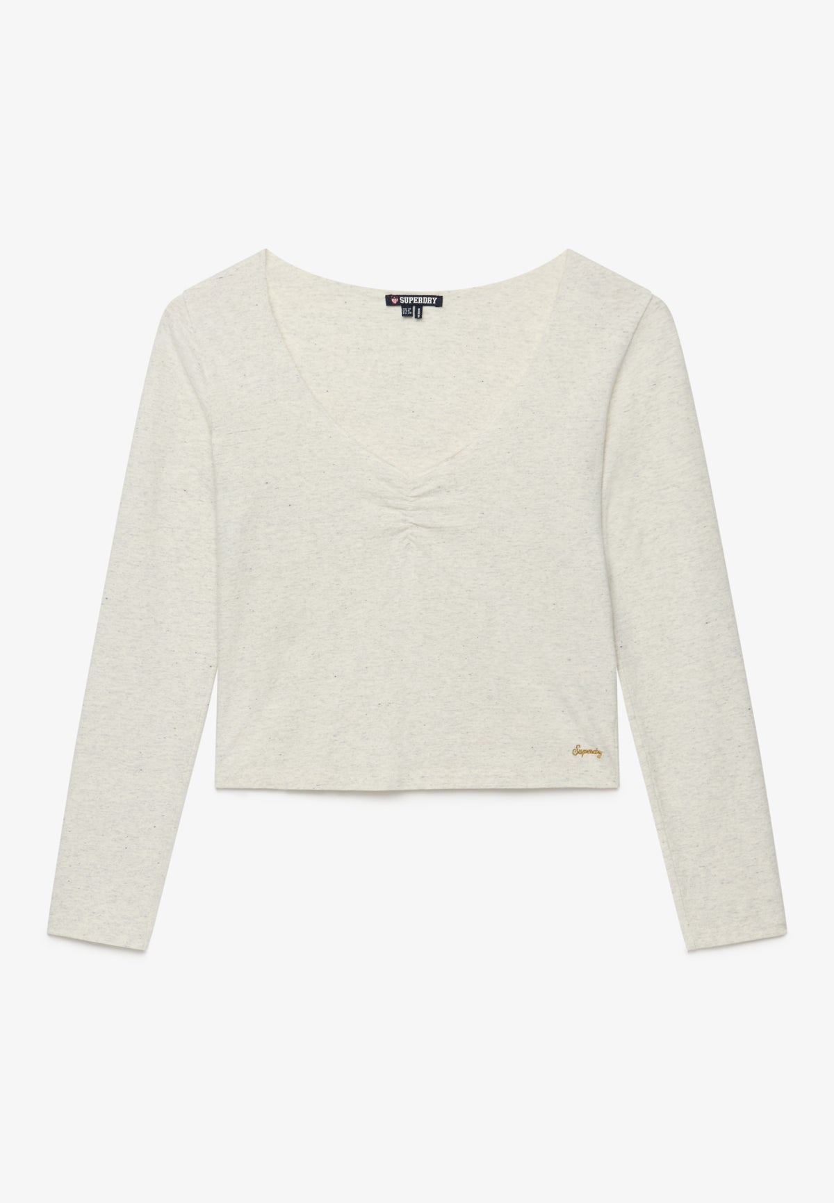 Athletic Essential Gathered Long Sleeve Top