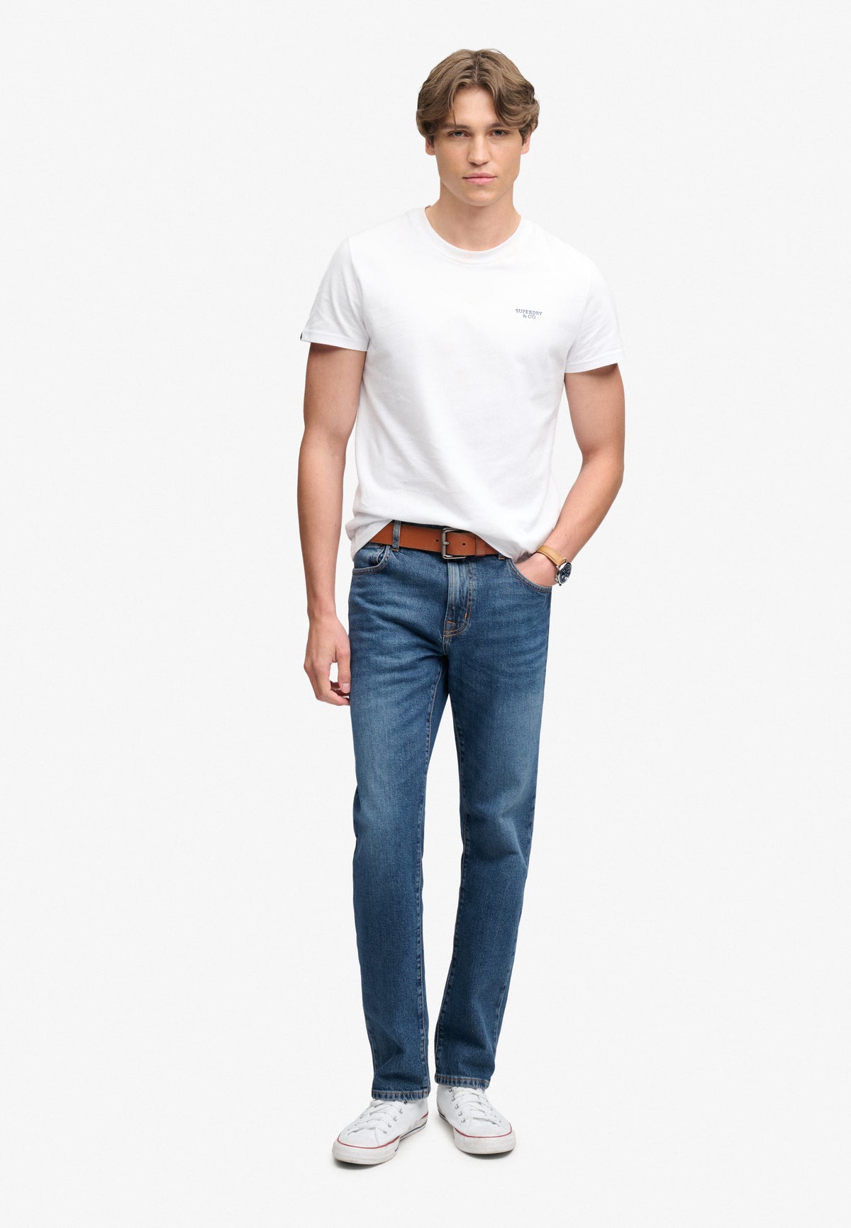 Organic Cotton Vintage Slim Straight Jeans