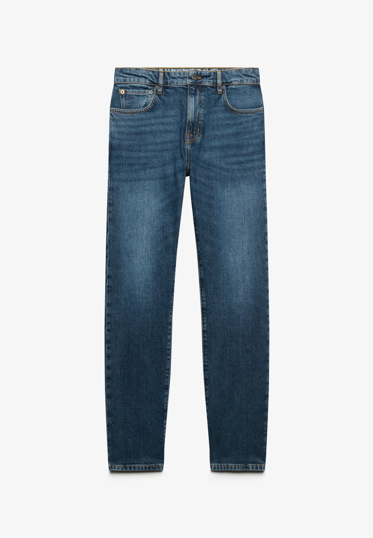 Organic Cotton Vintage Slim Straight Jeans