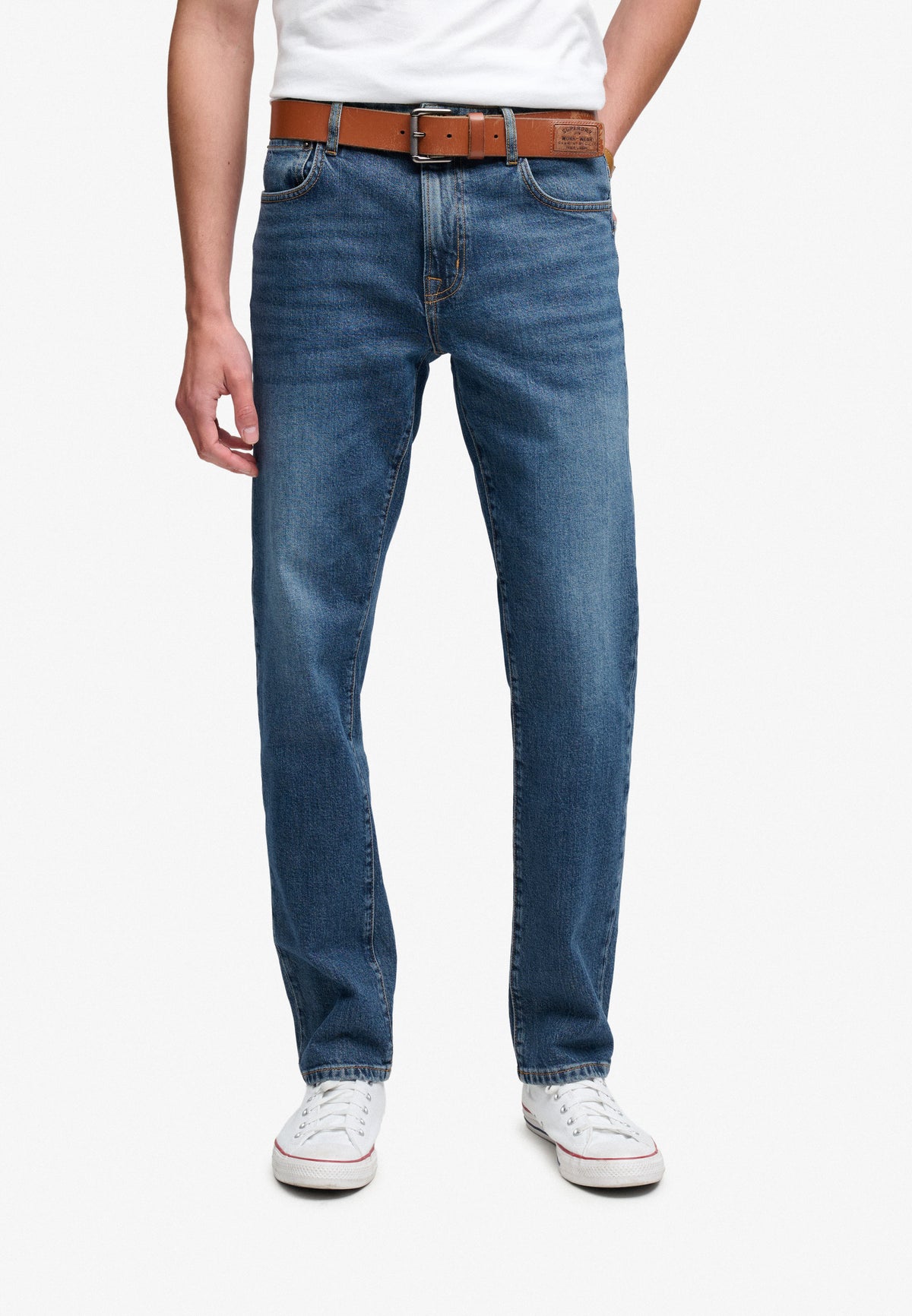 Organic Cotton Vintage Slim Straight Jeans