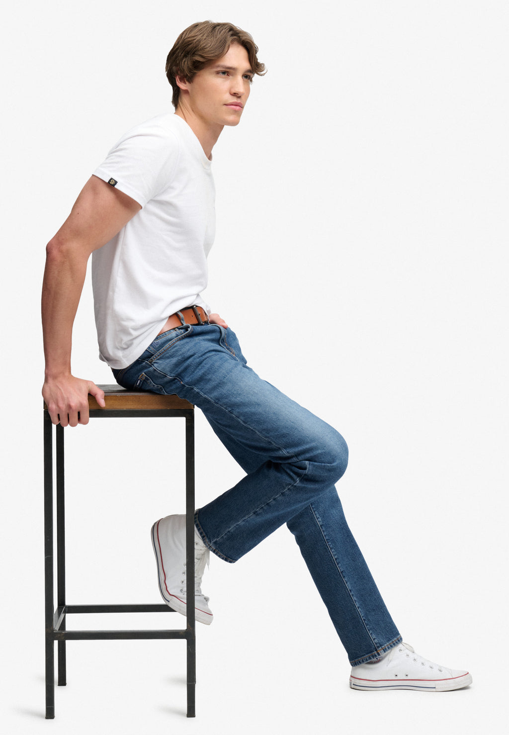Organic Cotton Vintage Slim Straight Jeans