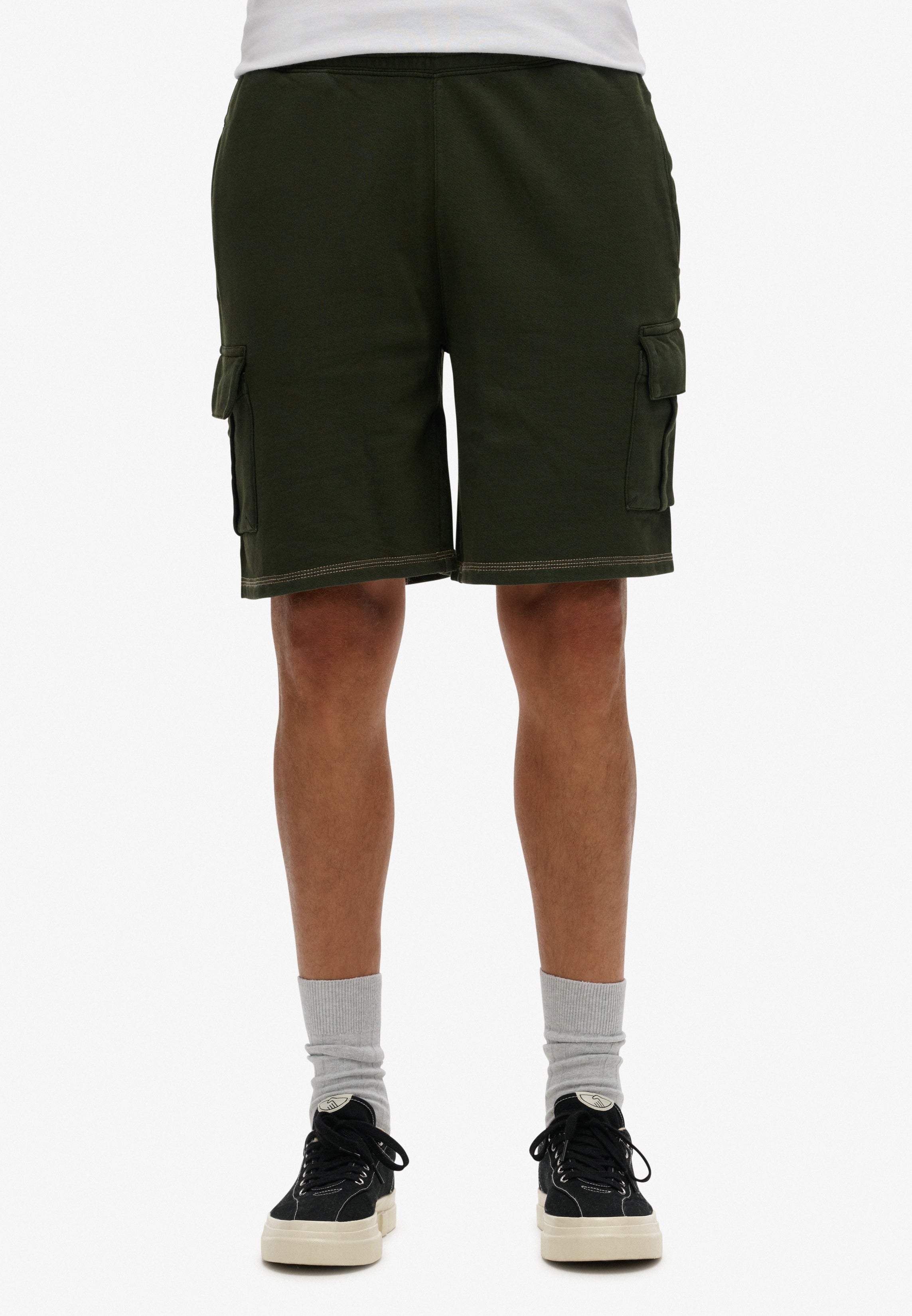 Contrast Stitch Cargo Short