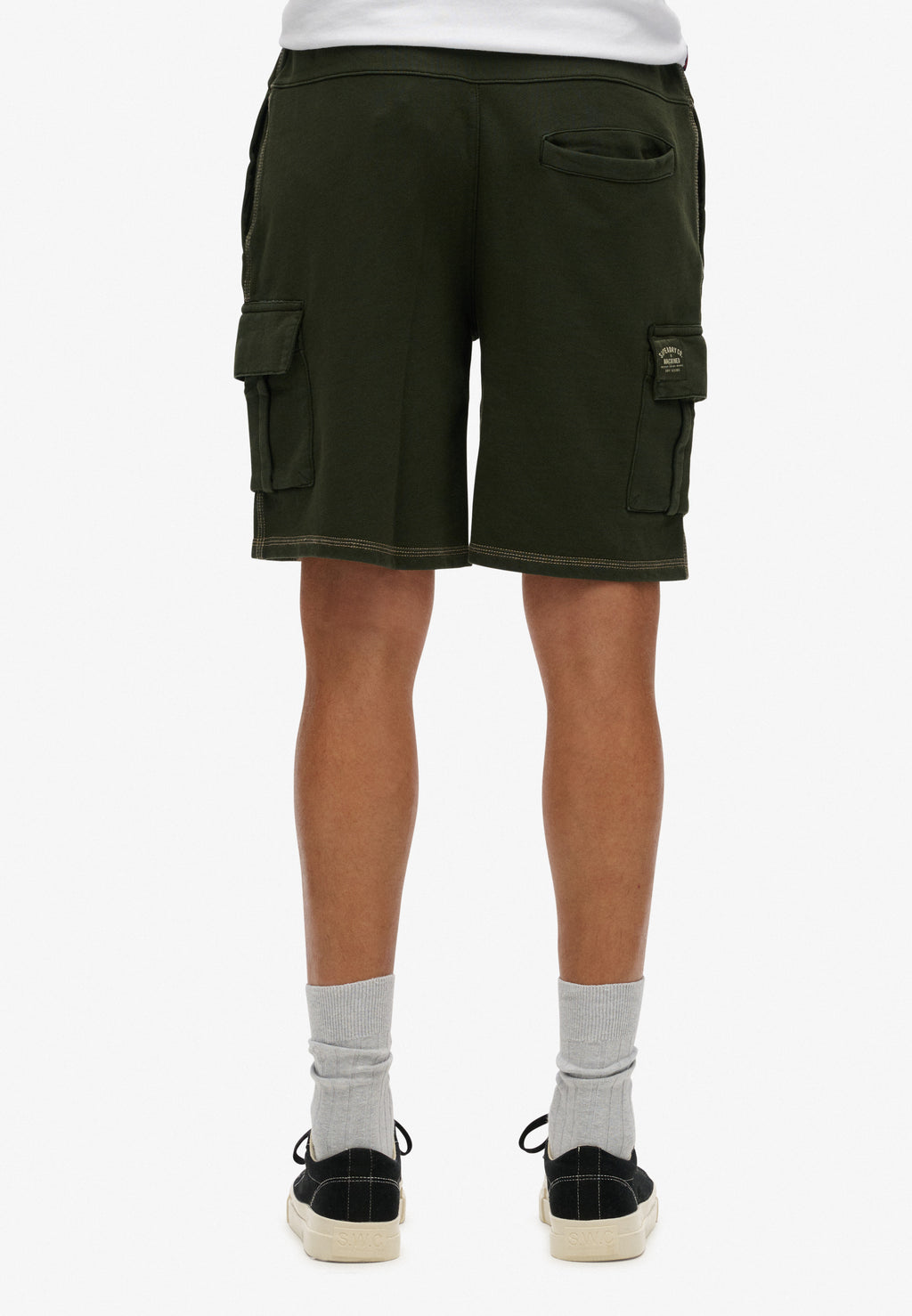 Contrast Stitch Cargo Short