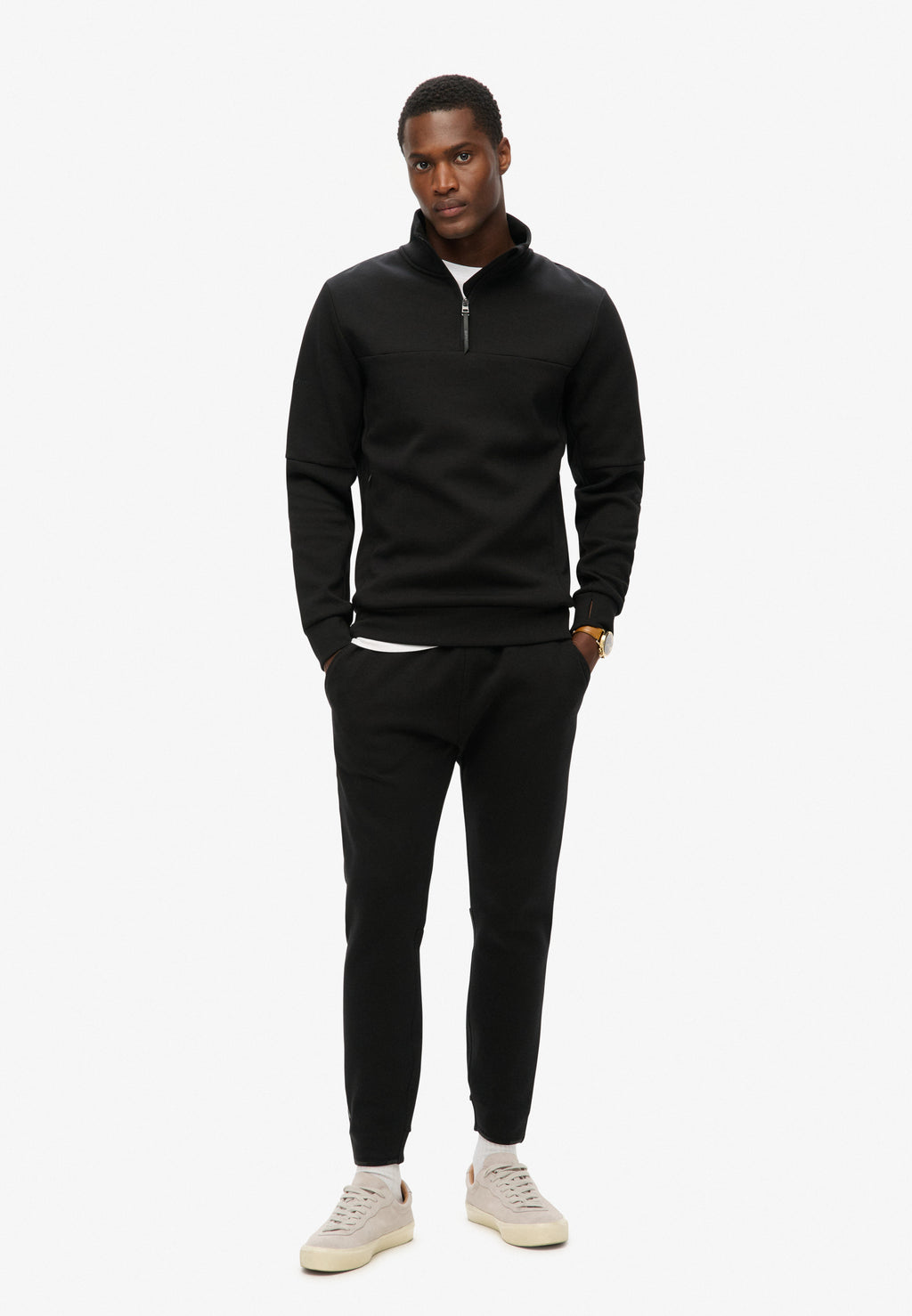 Tech Loose Half Zip Sweatshirt