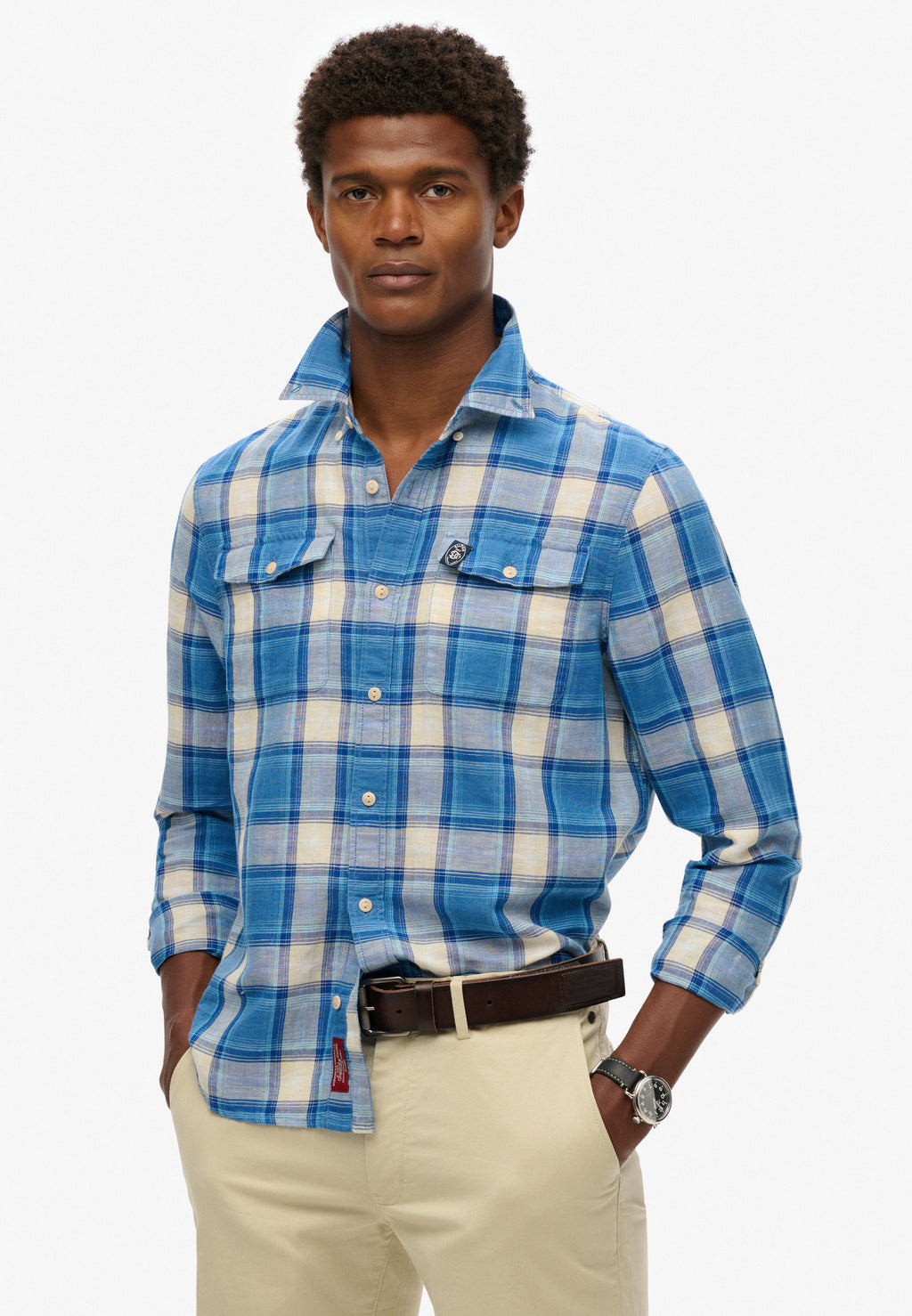 The Merchant Store - Linen Check Shirt