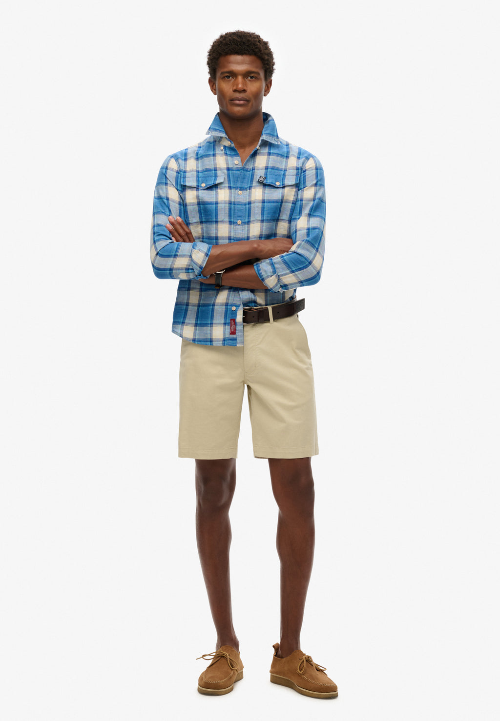 The Merchant Store - Linen Check Shirt