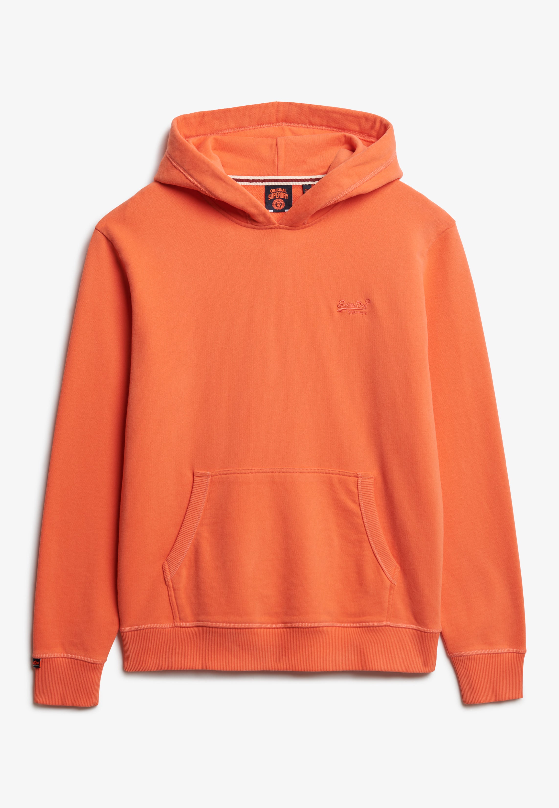 Essential Logo Half Brushed Hoodie