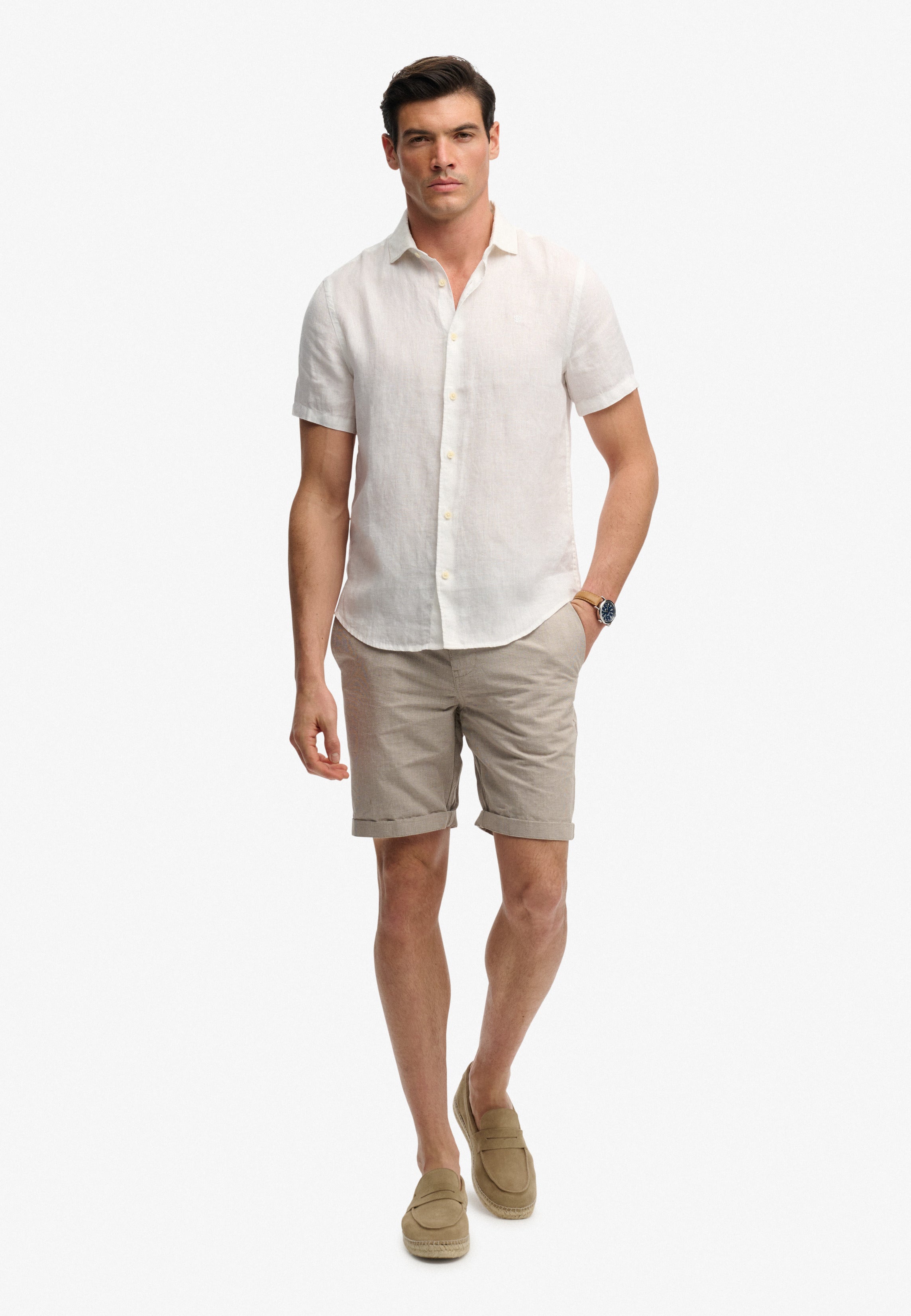 Riviera Short Sleeve Linen Shirt