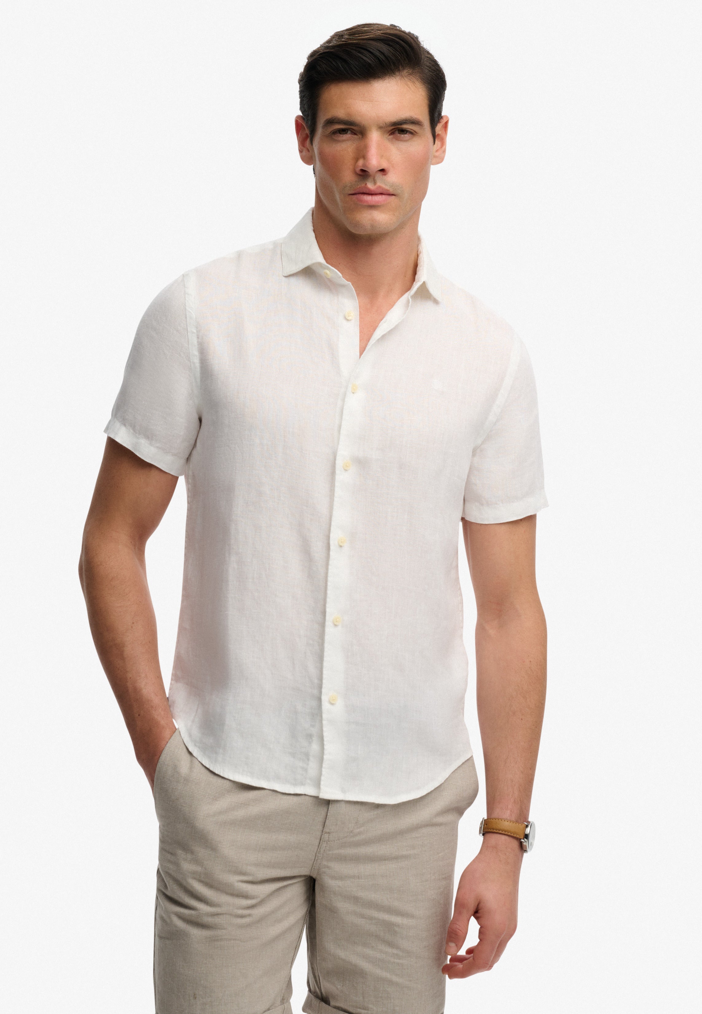 Riviera Short Sleeve Linen Shirt