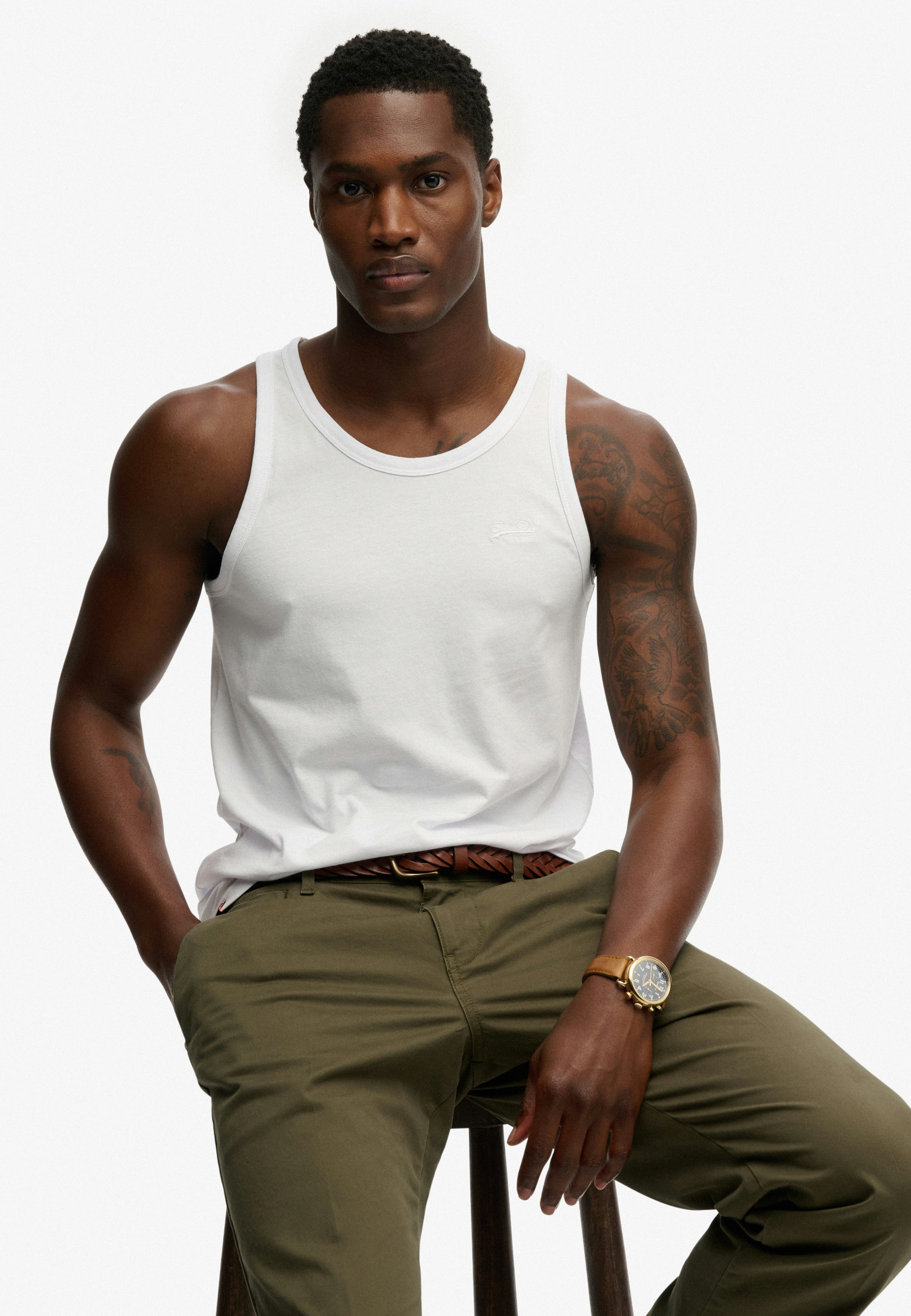 Unbrushed Essential Logo Vest