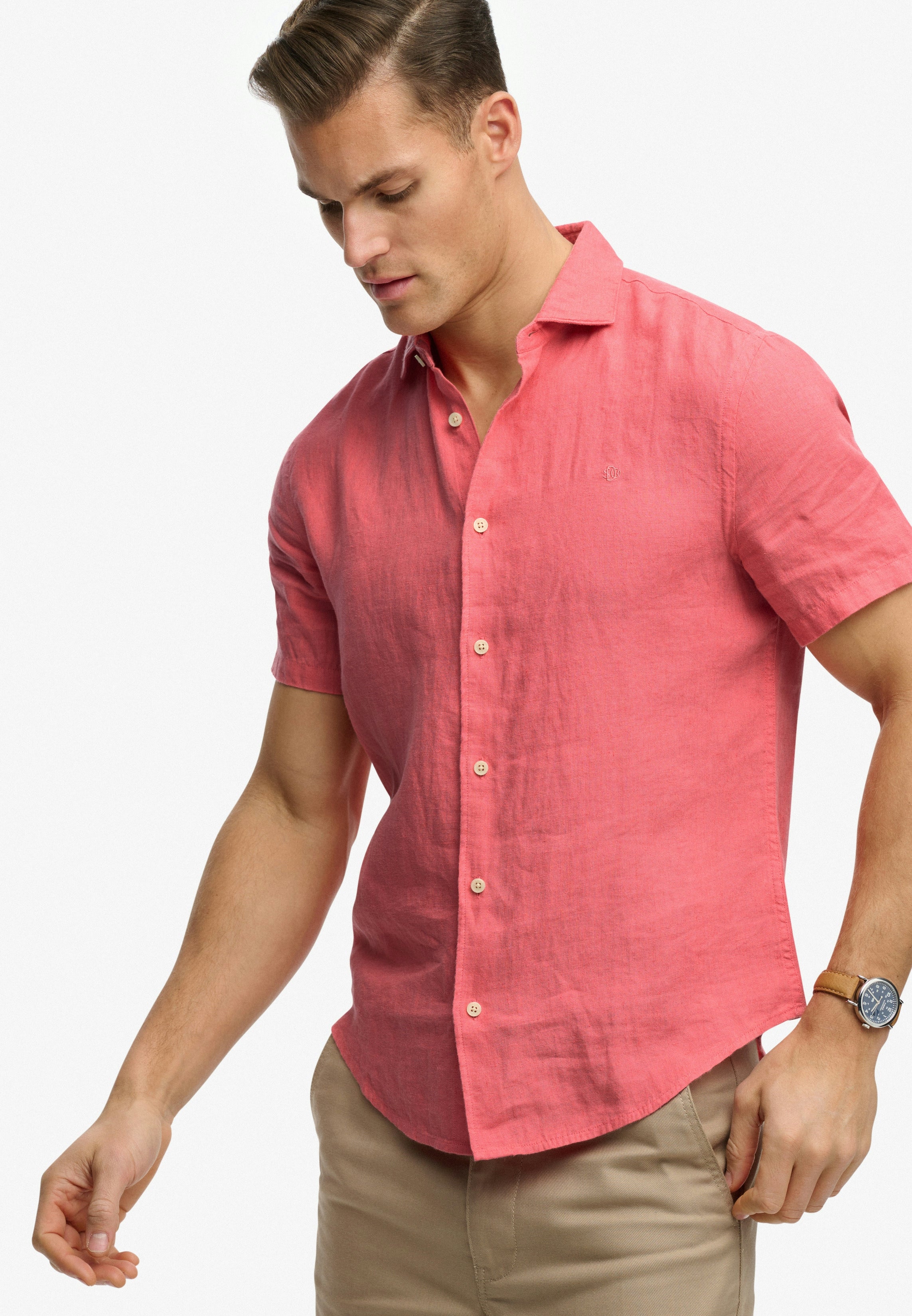 Riviera Short Sleeve Linen Shirt