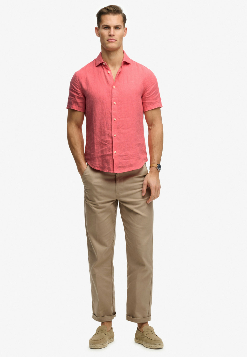 Riviera Short Sleeve Linen Shirt