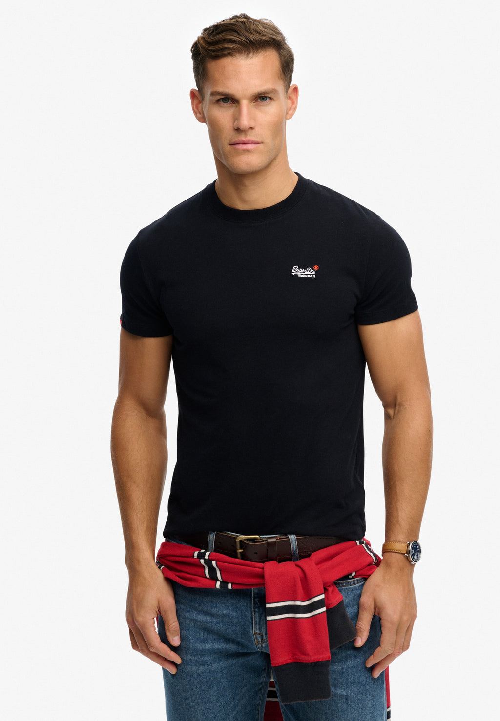 Essential Contrast Embroidered T-Shirt