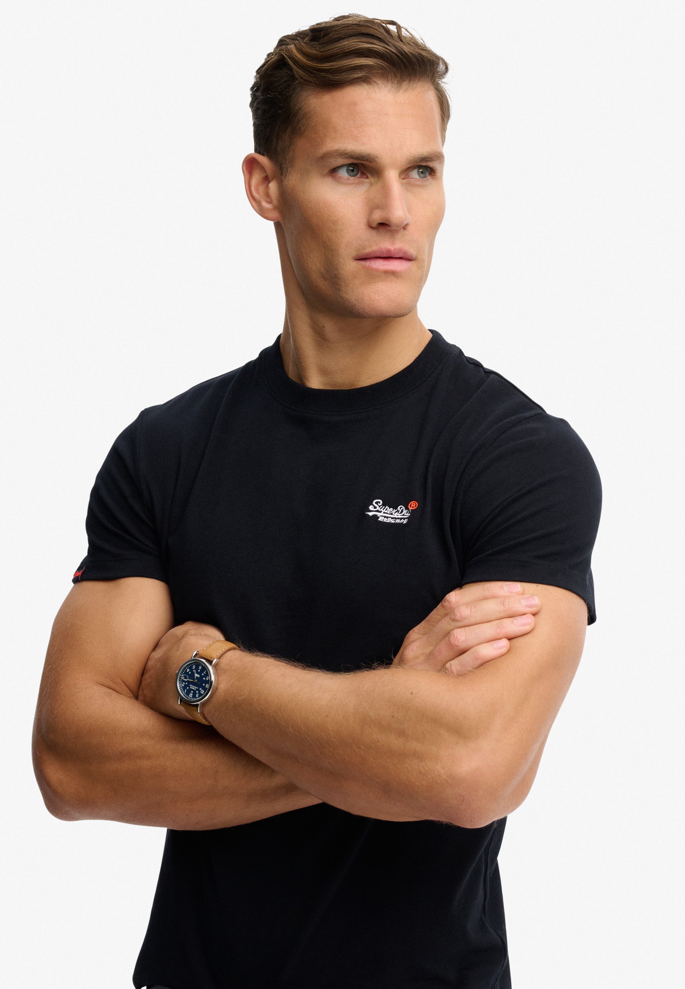 Essential Contrast Embroidered T-Shirt