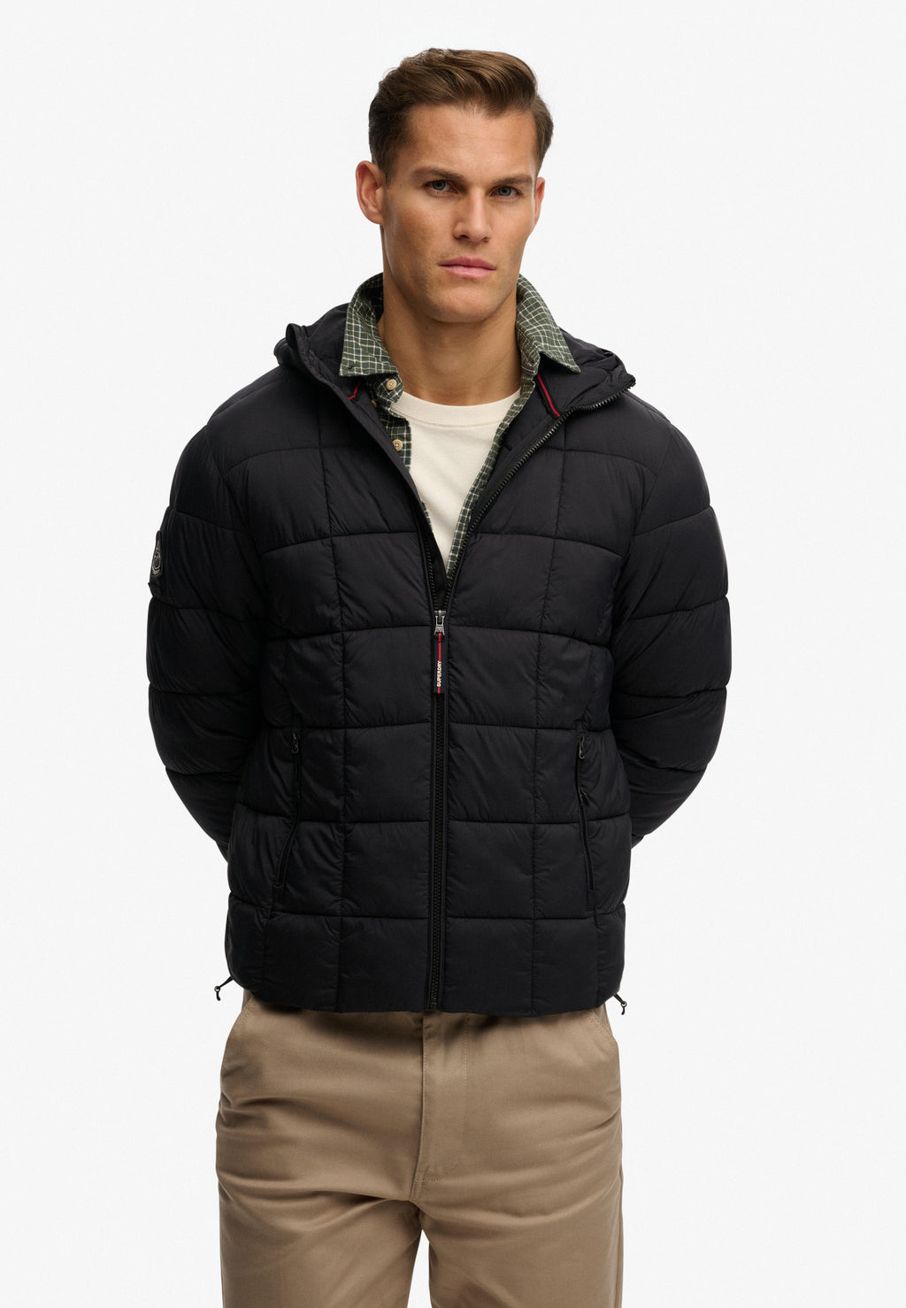 Hooded Box Quilt Fuji Lite Jacket
