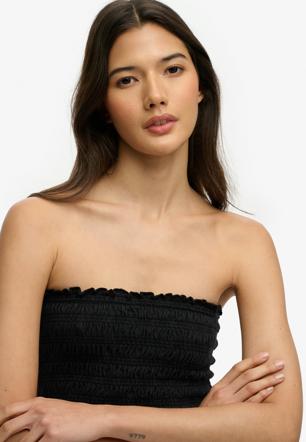 Smocked Jersey Bandeau