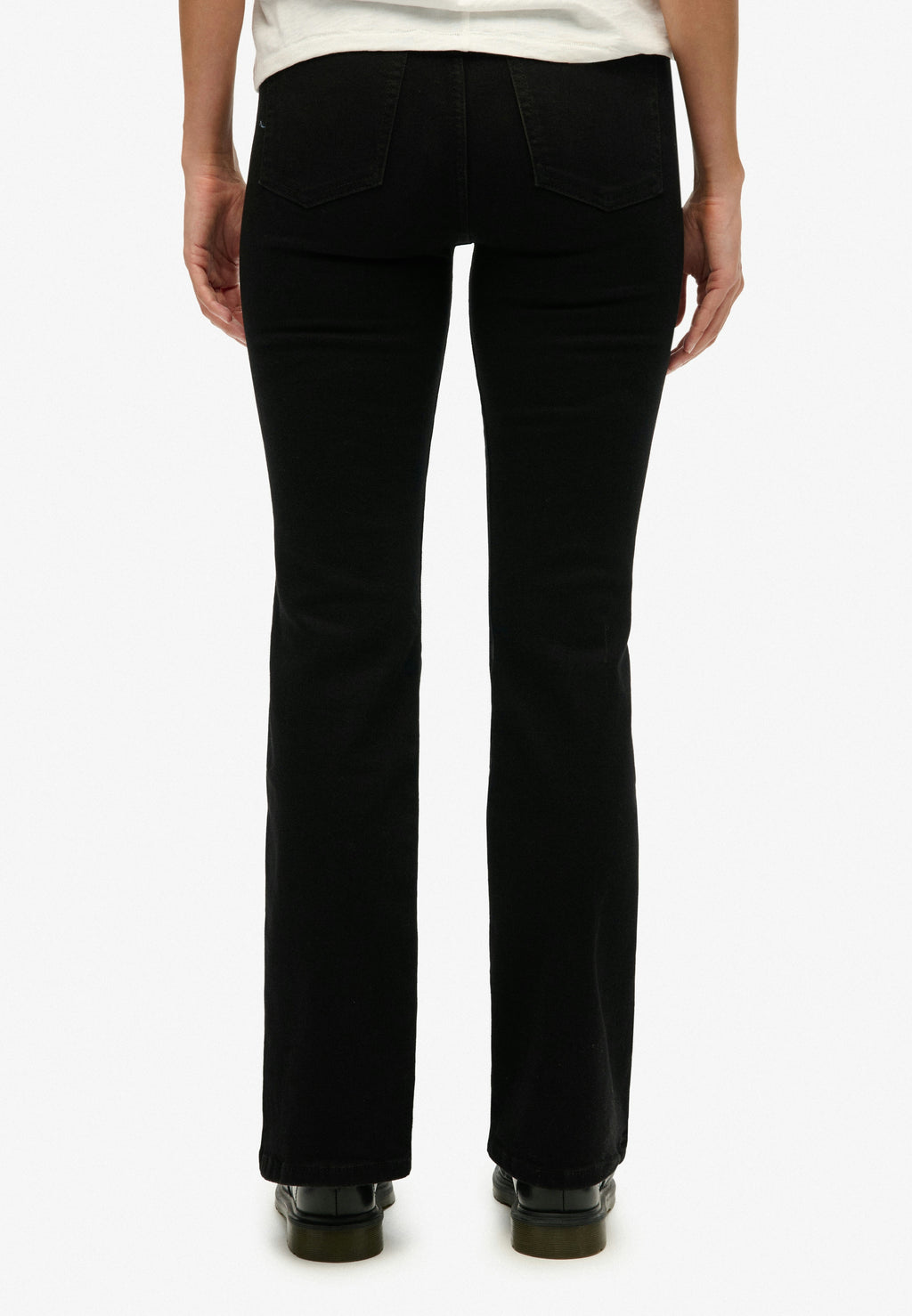 Organic Cotton High Rise Flare Jeans